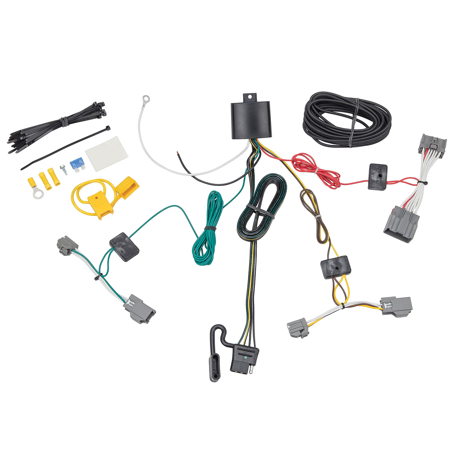 2008-2016 Volvo XC70 Draw-tite Class 3 Trailer Hitch, 2 Inch Square Receiver Bundle w/ Plug-n-Play T-One Wiring Harness thumbnail 1