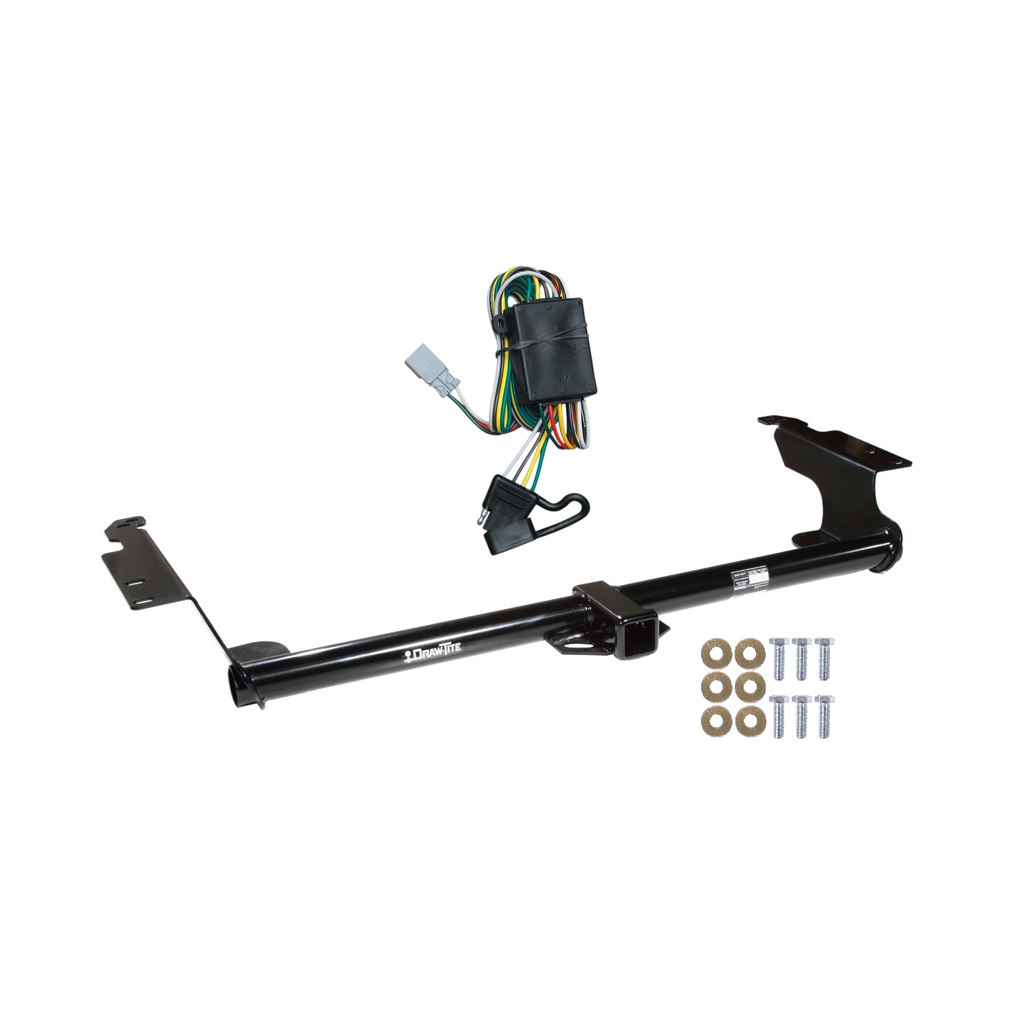 1999-2004 Honda Odyssey Draw-tite Class 3 Trailer Hitch, 2 Inch Square Receiver Bundle w/ Plug-n-Play T-One Wiring Harness thumbnail 0