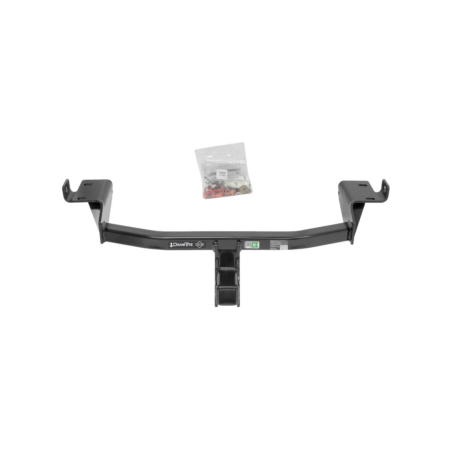 2021-2023 Jeep Cherokee Draw-tite Class 3 Trailer Hitch, 2 Inch Square Receiver Bundle w/ Plug-n-Play T-One Wiring Harness thumbnail 7