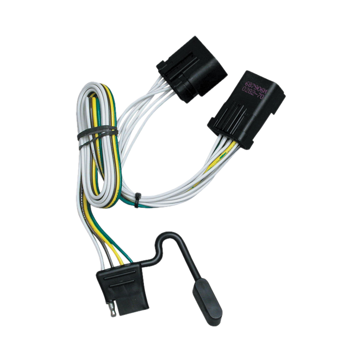 2003-2006 Dodge Sprinter 2500 w/41" Wide Frames, Except 118" Wheelbase & Factory Metal Step Platform Draw-tite Class 3 Trailer Hitch, 2 Inch Square Receiver Bundle w/ Plug-n-Play T-One Wiring Harness thumbnail 1