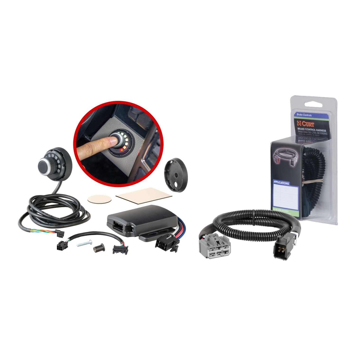 2009-2017 Chevrolet Traverse  CURT Venturer NEXT Time-Delay Trailer Brake Controller for 1-3 Axles #51116 thumbnail 0