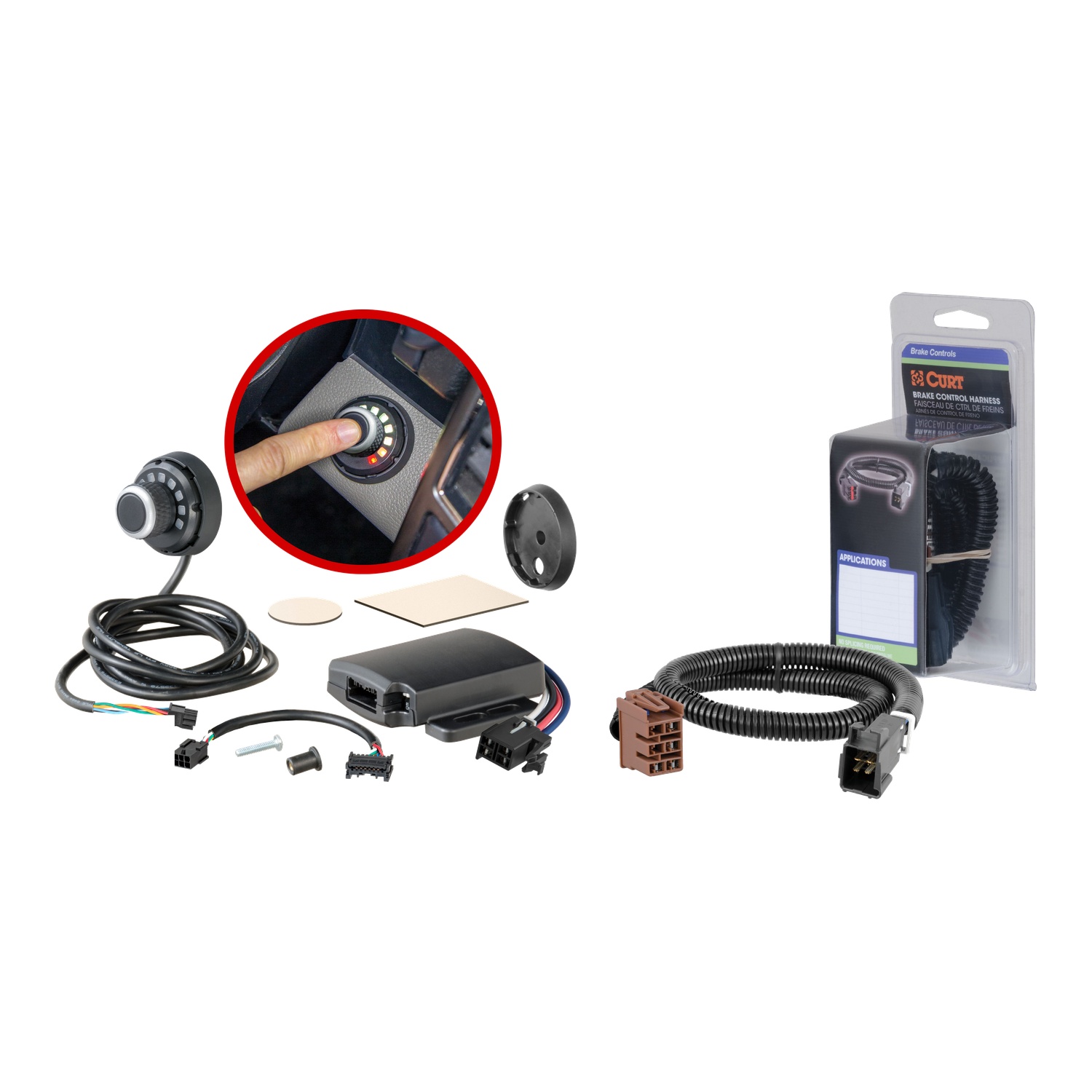 2099-2002 GMC Sierra 1500  CURT Venturer NEXT Time-Delay Trailer Brake Controller for 1-3 Axles #51116 thumbnail 0