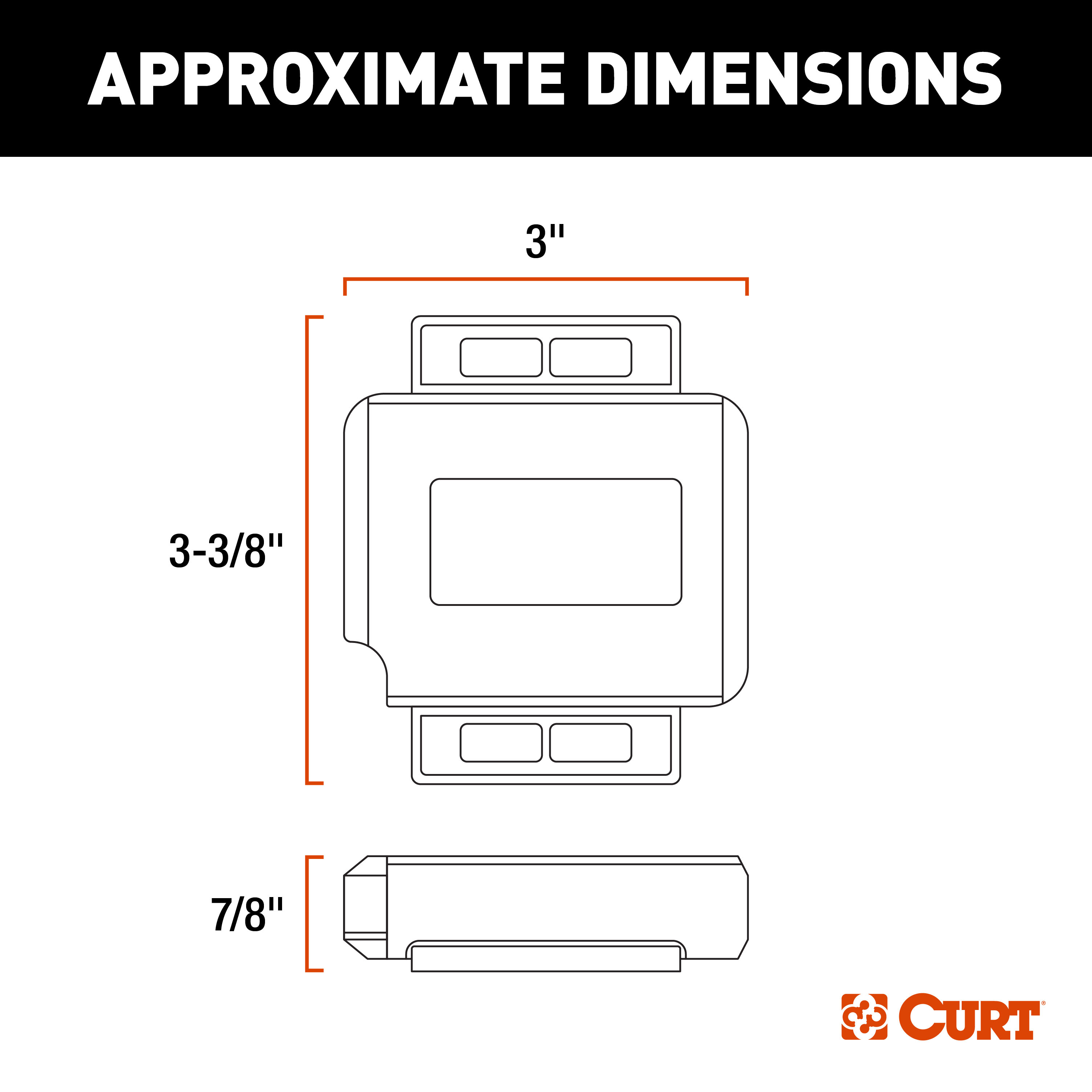 2017-2026 Ford F-450 Super Duty  CURT Echo Under-Dash Trailer Brake Controller, Bluetooth® Smartphone for 1-4 Axles #51190 thumbnail 4