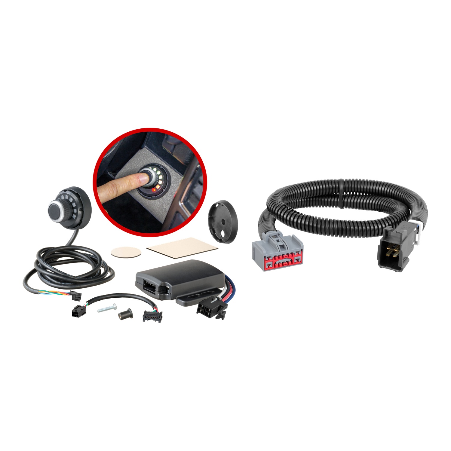 2020-2026 Chevrolet Silverado 3500 HD  CURT Venturer NEXT Time-Delay Trailer Brake Controller for 1-3 Axles #51116 thumbnail 0