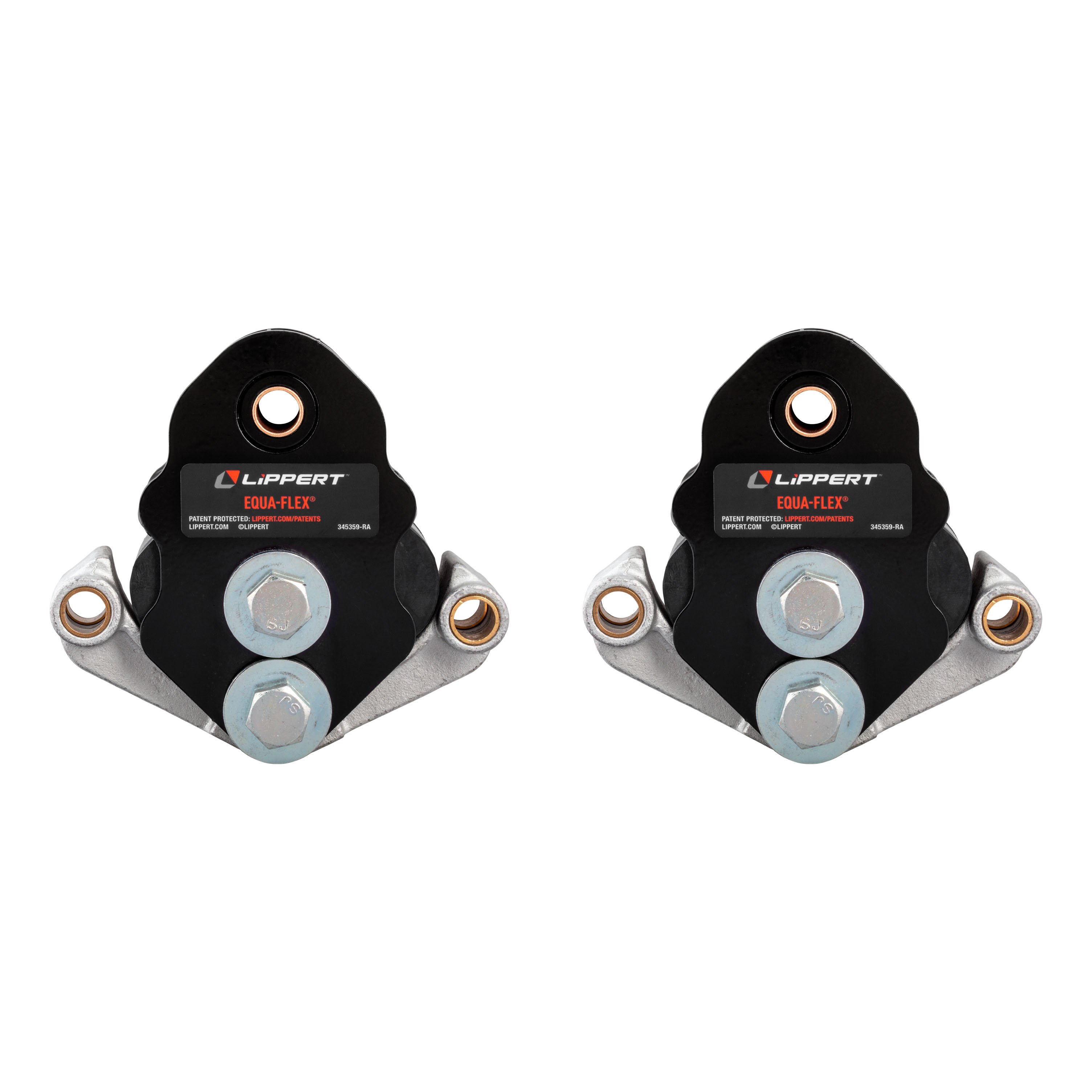 CURT Lippert 2024114953 Equa-Flex Rubberized Equalizer Tandem Axle Kit 4,000-6,000 lb Axles thumbnail 1