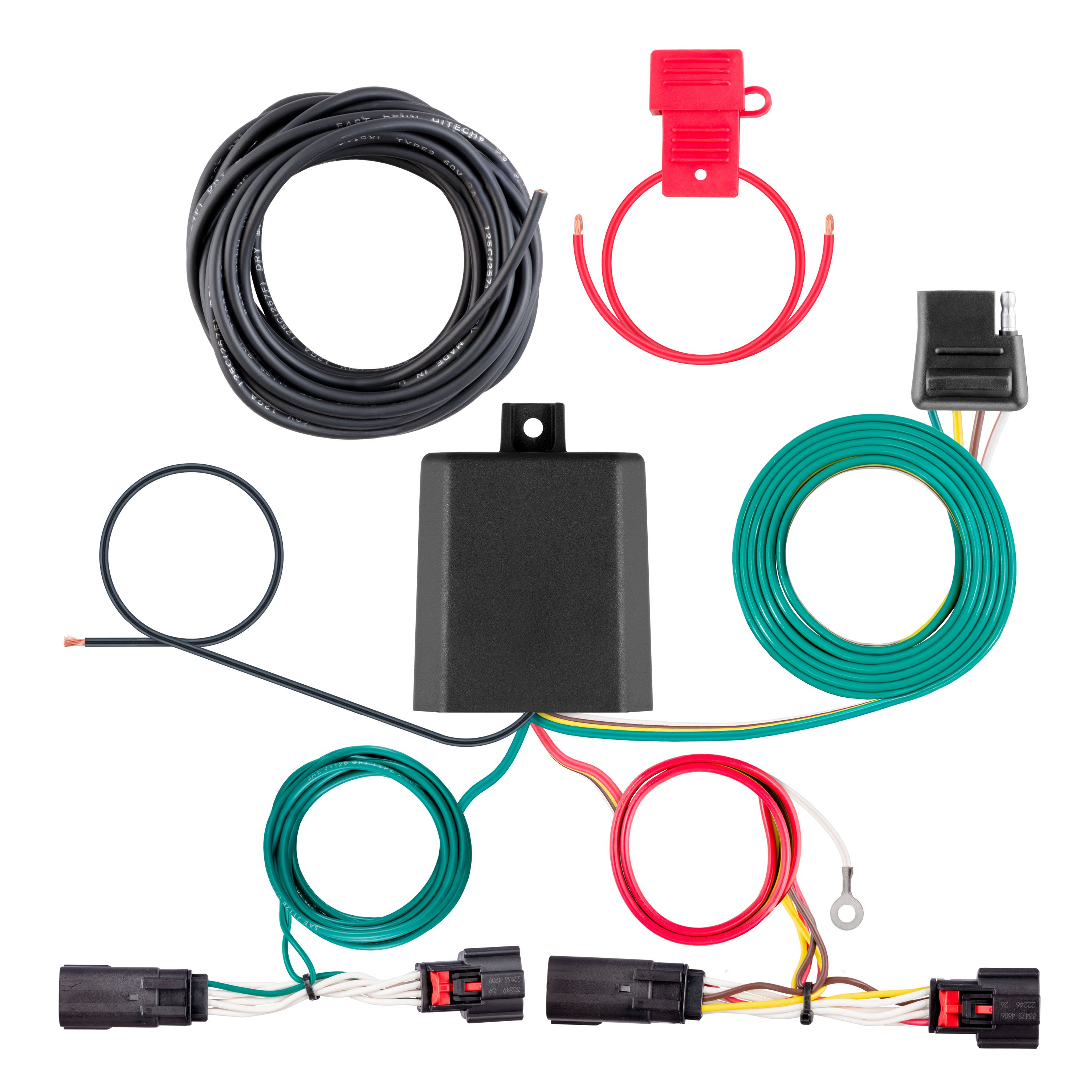 CURT 56561 Vehicle-Side Custom 4-Pin Trailer Wiring Harness, Fits Select Jeep Wagoneer S thumbnail 0