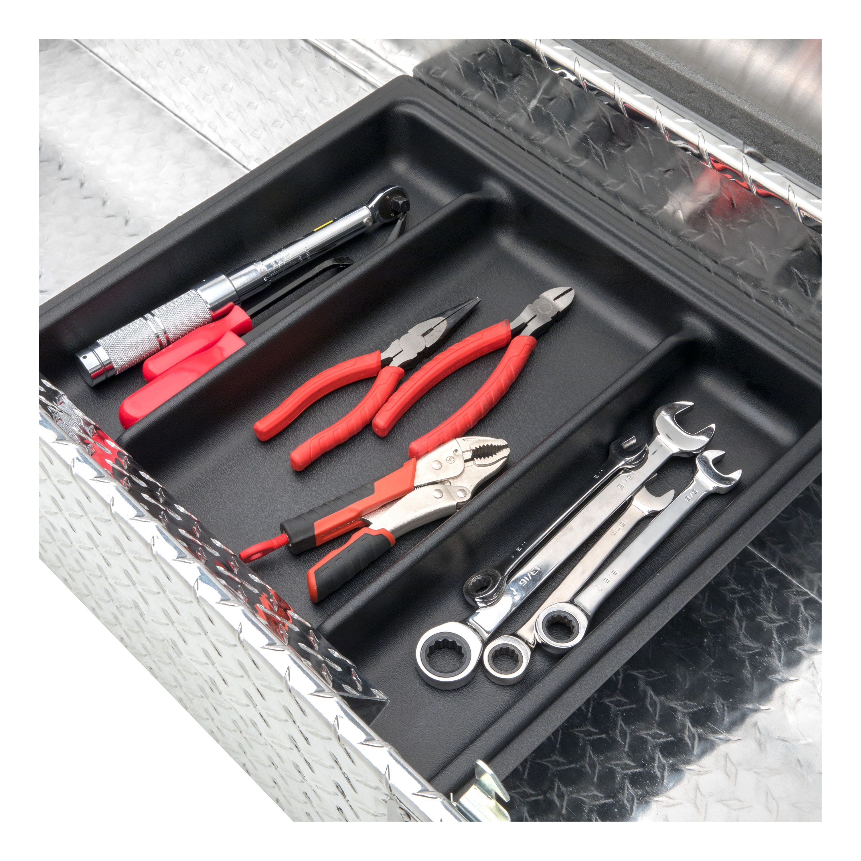 UWS EC50009 72-Inch Heavy-Wall Aluminum Gull Wing Truck Tool Box with RigidCore Lids thumbnail 7