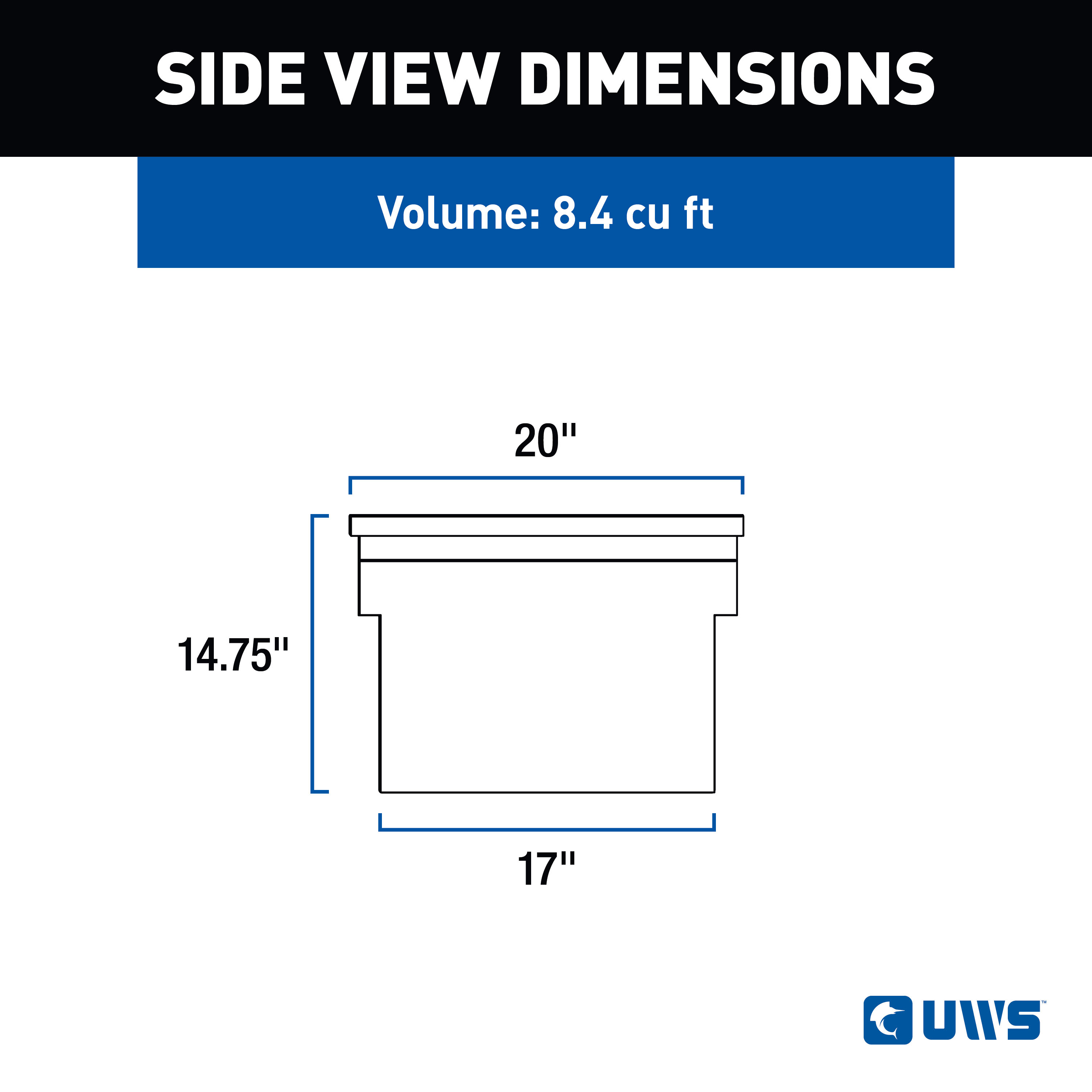 UWS EC50001 69-Inch Matte Black Aluminum Truck Tool Box, Heavy-Wall, RigidCore Lid, Secure Storage thumbnail 6