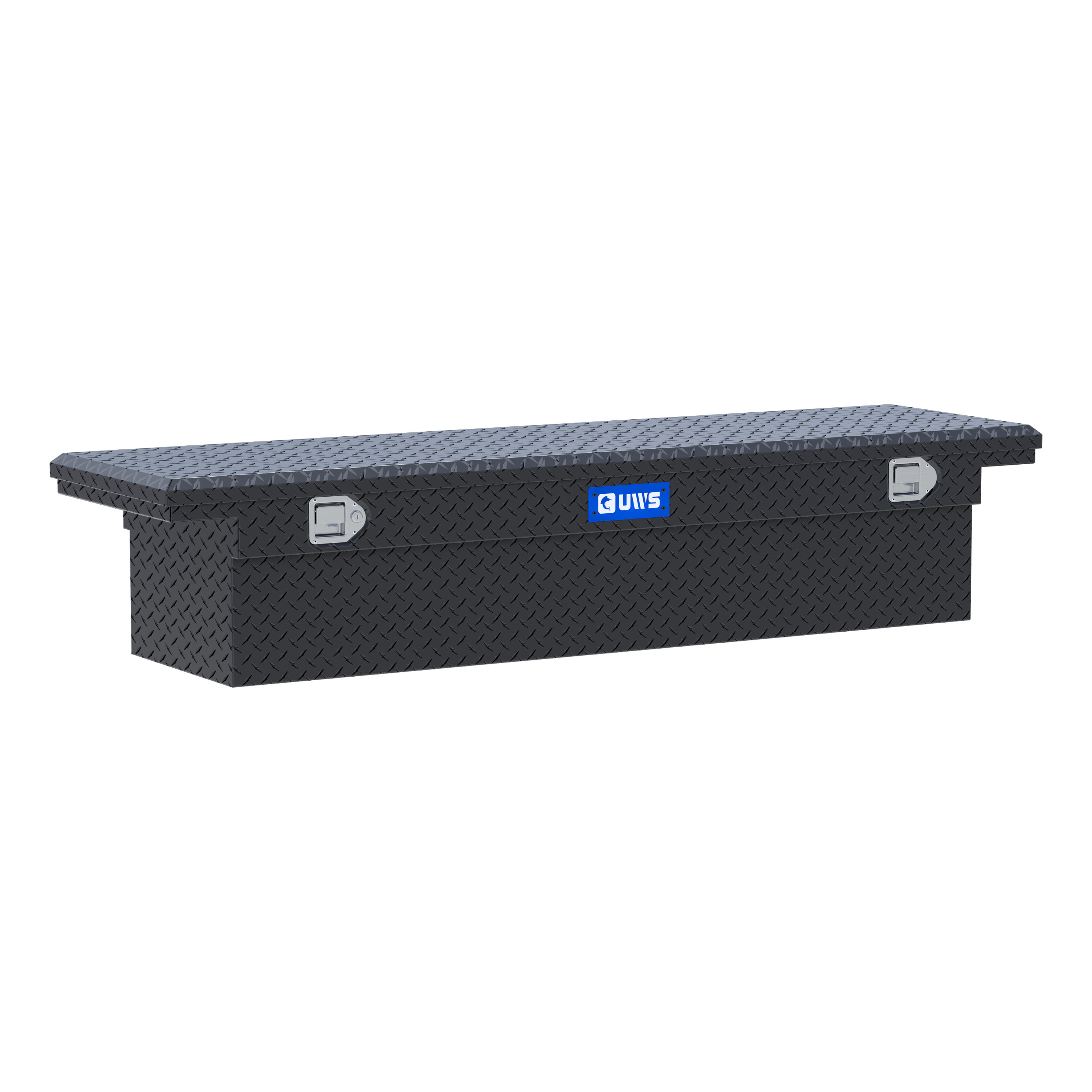 UWS EC50002 72-Inch Matte Black Aluminum Truck Tool Box, Heavy-Wall, RigidCore Lid, Secure Storage thumbnail 0