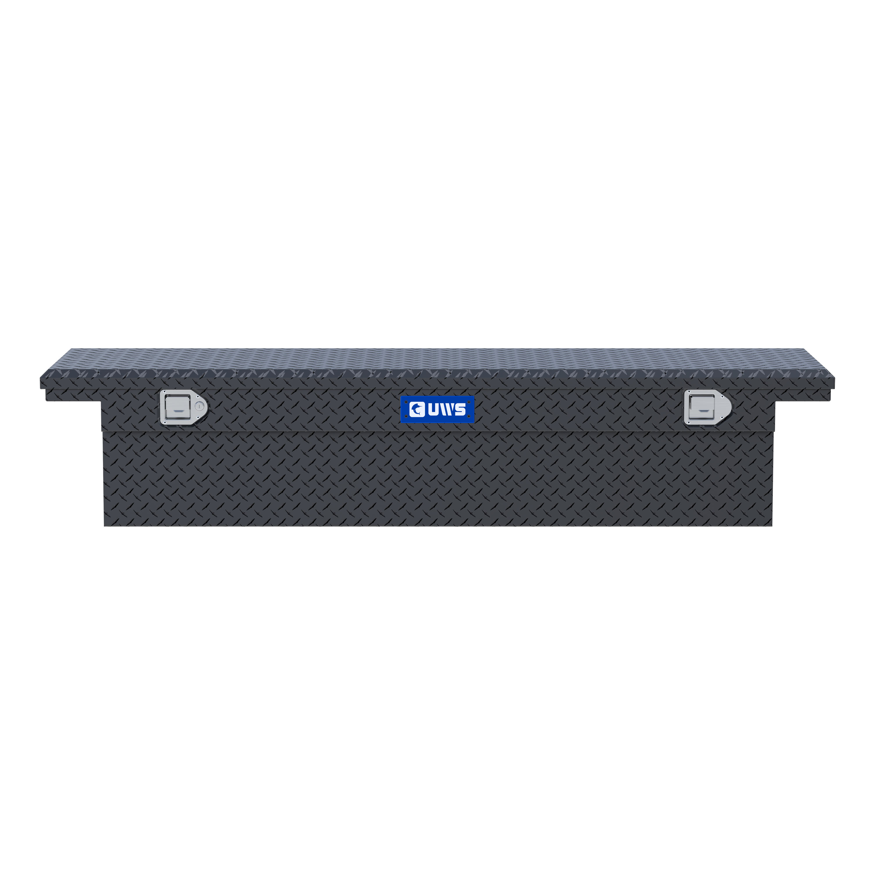 UWS EC50002 72-Inch Matte Black Aluminum Truck Tool Box, Heavy-Wall, RigidCore Lid, Secure Storage thumbnail 1