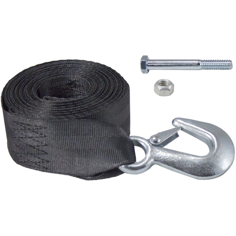Dutton-Lainson 2,600 lb. Break Str., 6149 Winch Strap and Hook, 20 ft. thumbnail 0