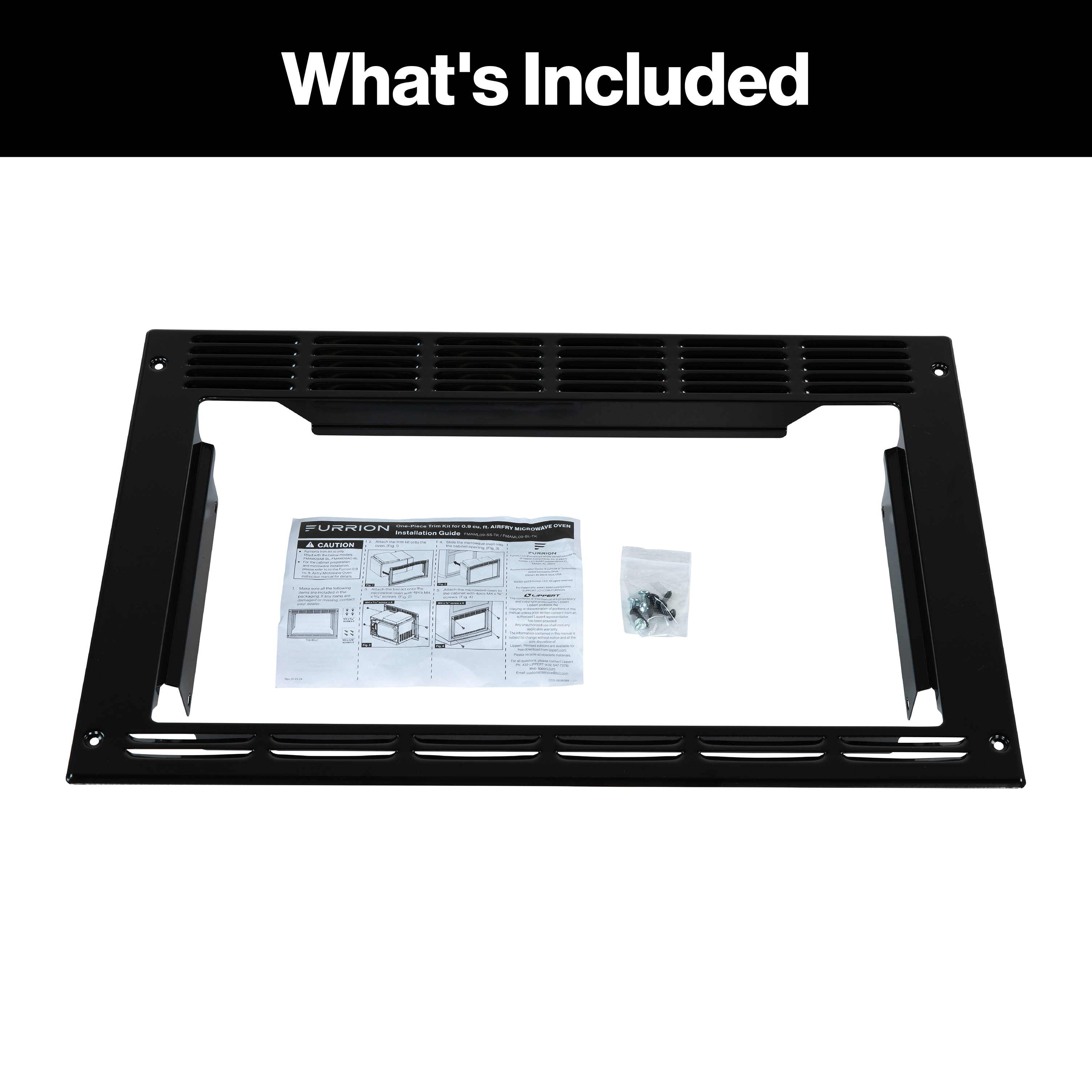 Furrion Trim Kit for 0.9 cu. ft. Built-In Convection Microwave Oven with Air Fryer #FMAML09-BL-TK thumbnail 7