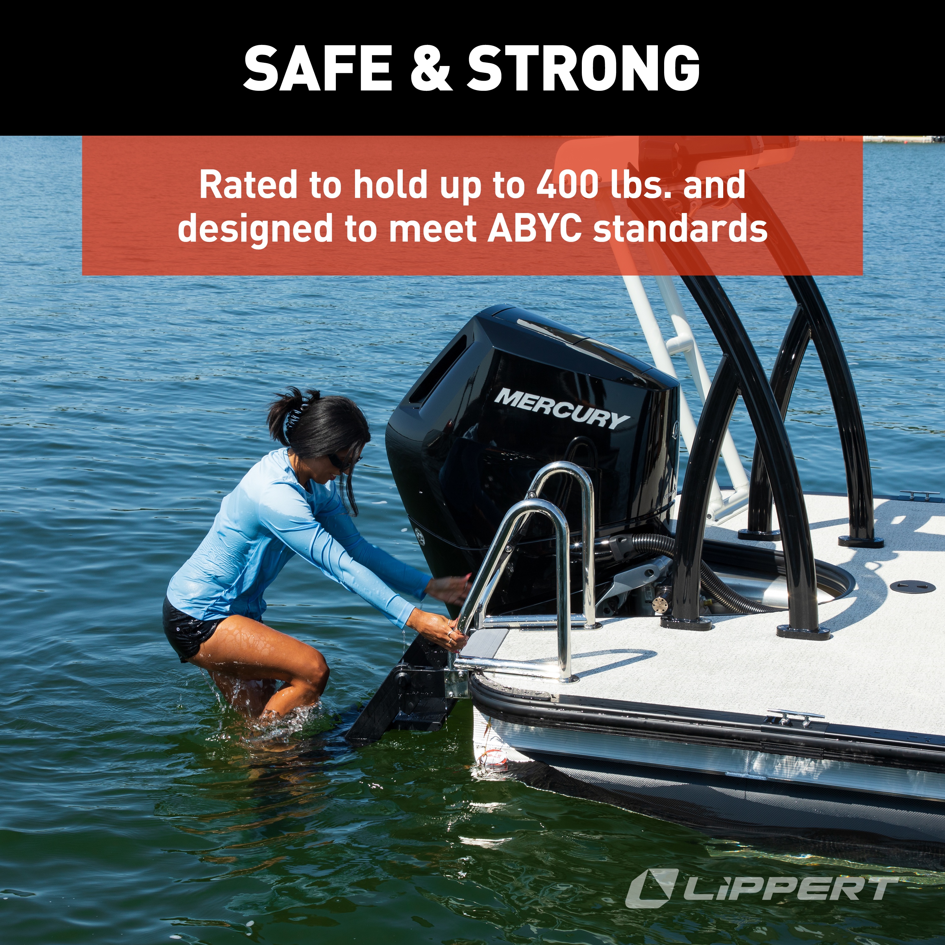 Lippert SureStep Pontoon Boat Ladder #2025041871 thumbnail 6