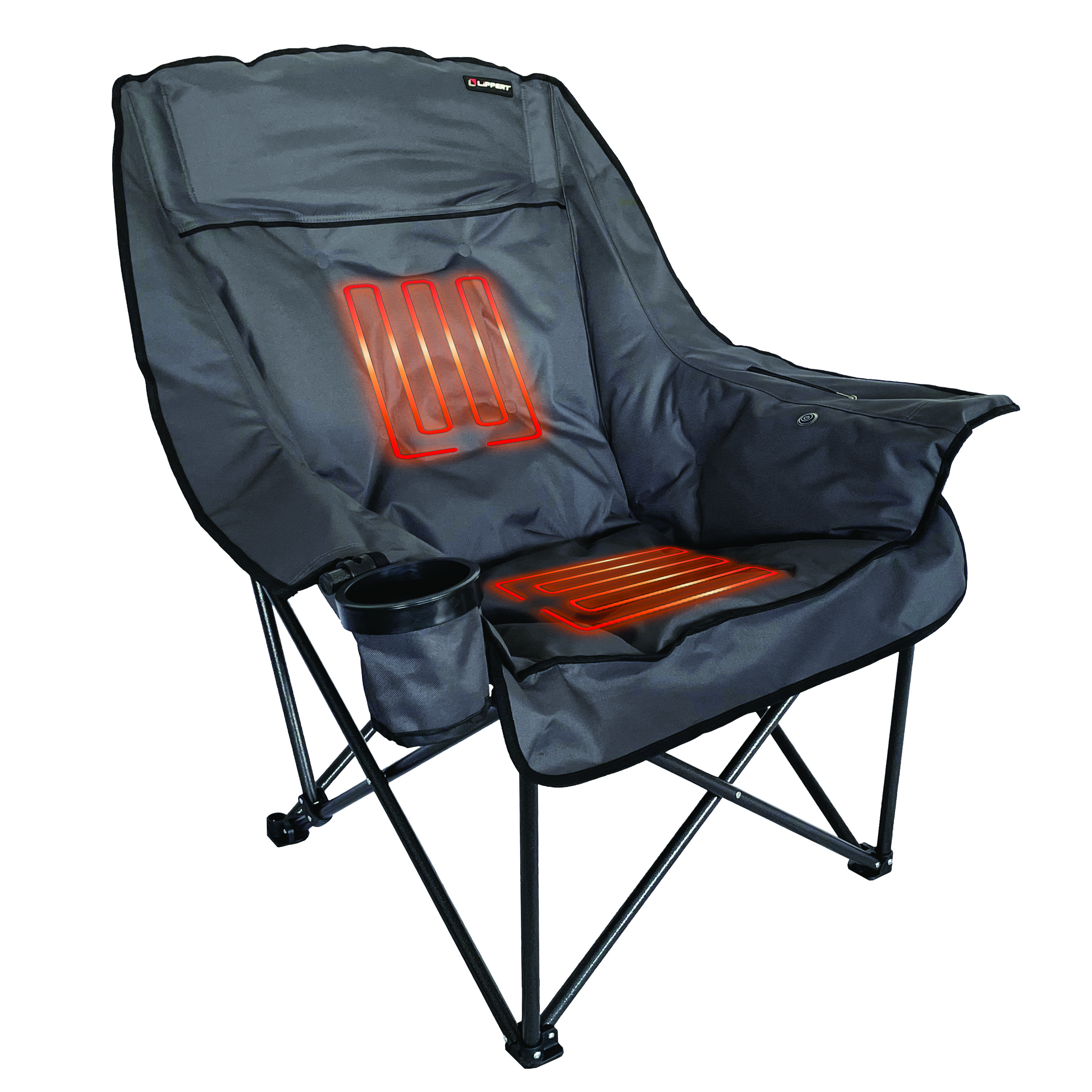 Lippert Big Bear Heated Chair - Dark Grey #2024043334 thumbnail 0