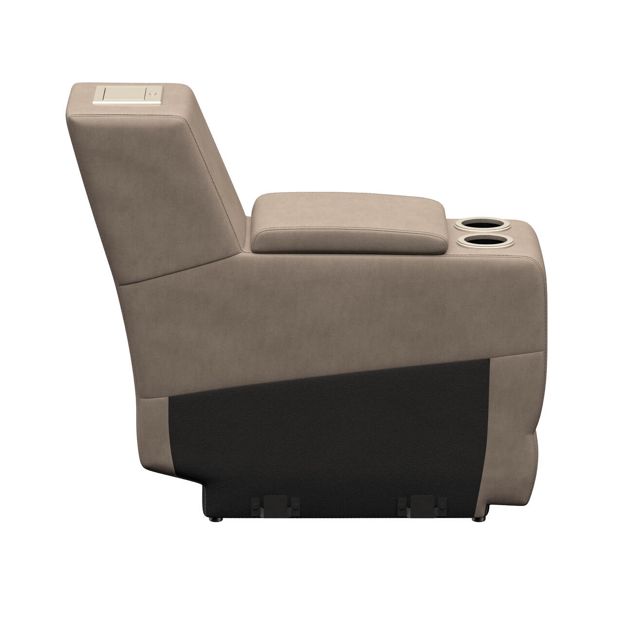Thomas Payne Signature Thomas Payne® Signature Seismic Series RV Theater Seating Center Console - 12", Driftwood #2024044199 thumbnail 2