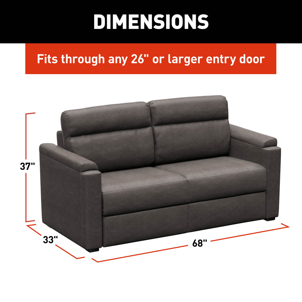 Thomas Payne Signature Thomas Payne® Signature Heritage Series RV Clickback Sleeper Sofa - 68" McCoy #2024044227 thumbnail 5