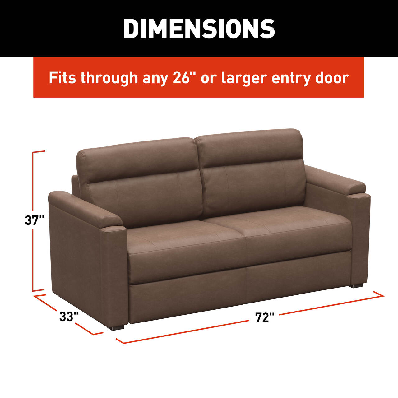 Thomas Payne Signature Thomas Payne® Signature Heritage Series RV Clickback Sleeper Sofa - 72" Satula #2024044229 thumbnail 5
