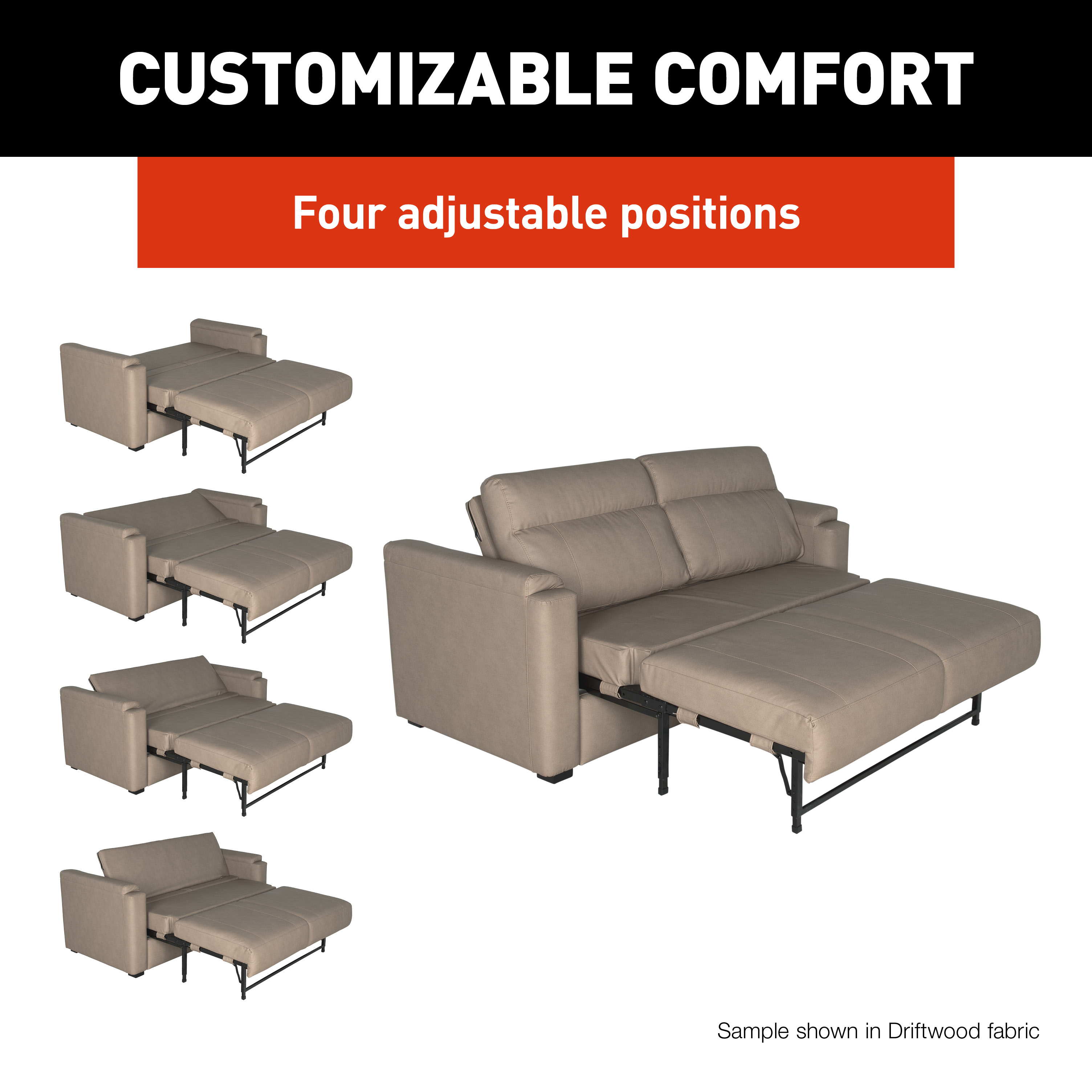 Thomas Payne Signature Thomas Payne® Signature Heritage Series RV Clickback Sleeper Sofa - 62" Dellmead #2024044224 thumbnail 6