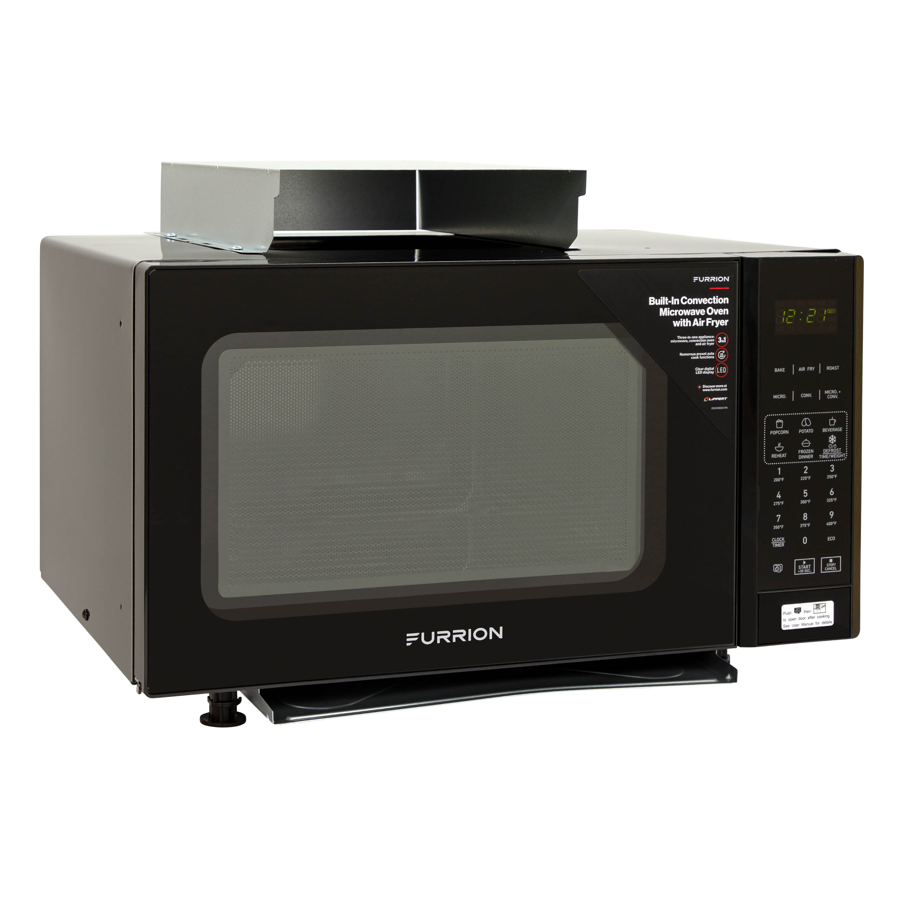 Furrion 1.1 cu. ft. Microwave Oven with Built-In Air Fryer - Black #2023056309 thumbnail 0