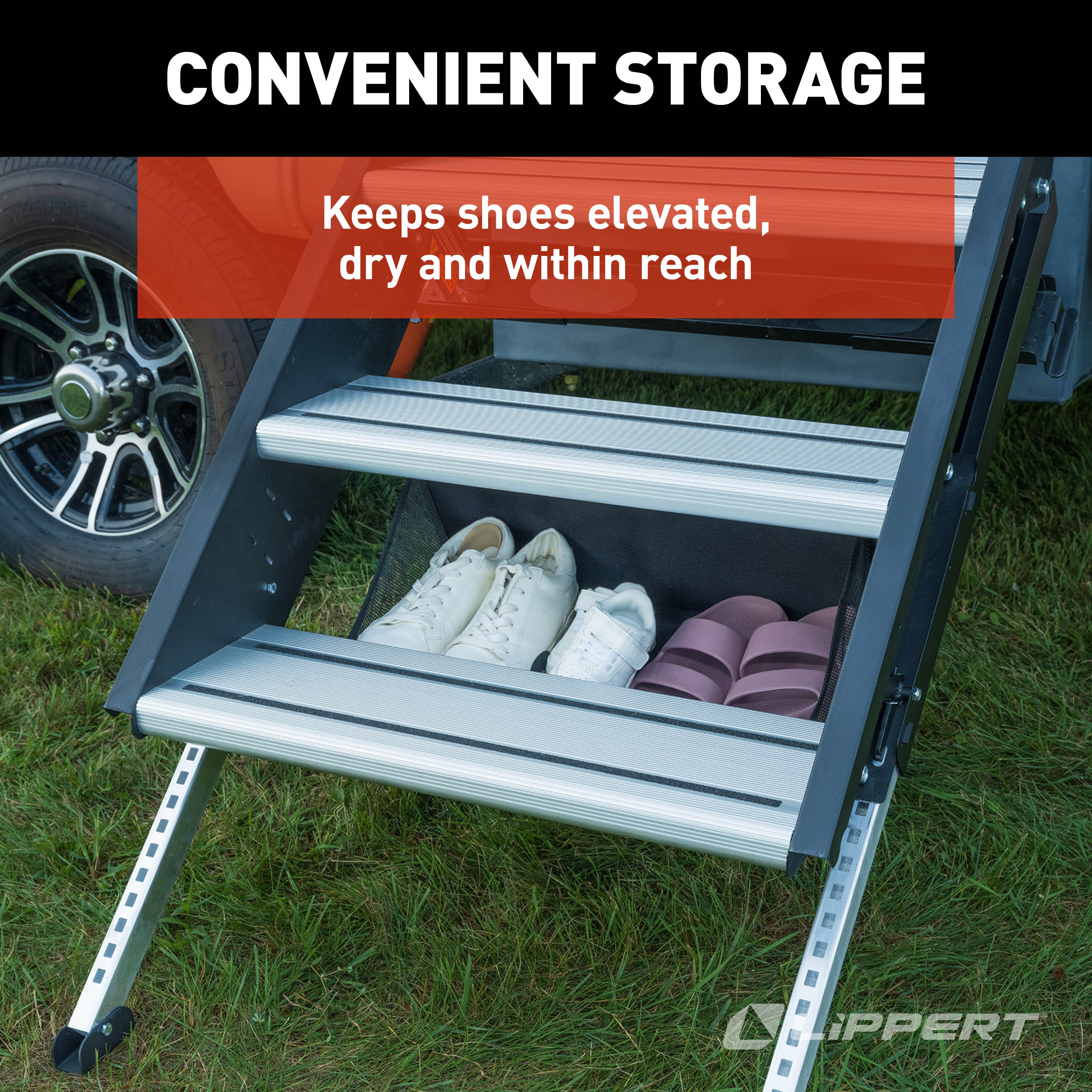 Lippert Solid Step® RV Shoe Storage #2025008967 thumbnail 1