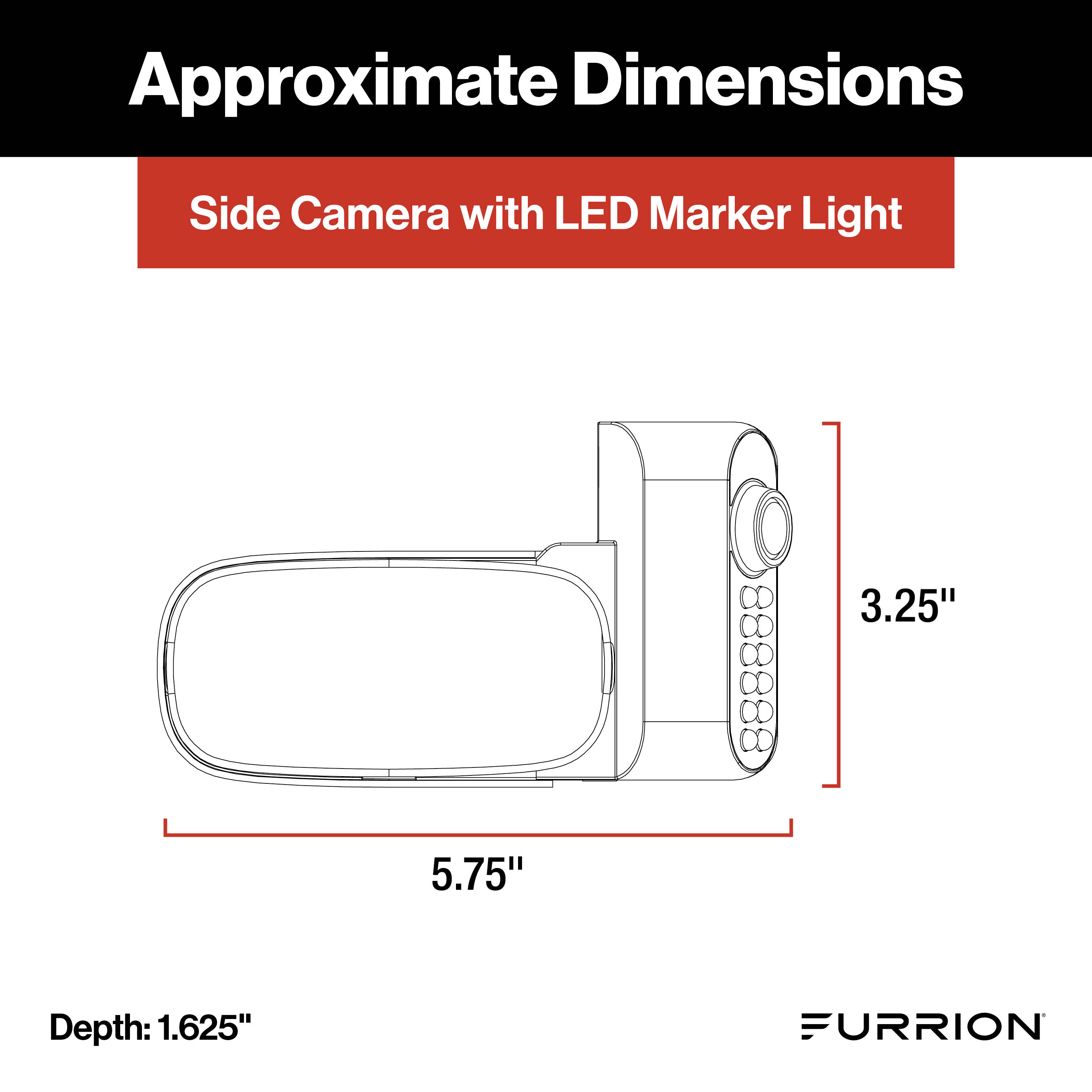 Furrion Vision S®+ RV Observation System - Left & Right Side Cameras with LED Marker Lights #2021124443 thumbnail 6