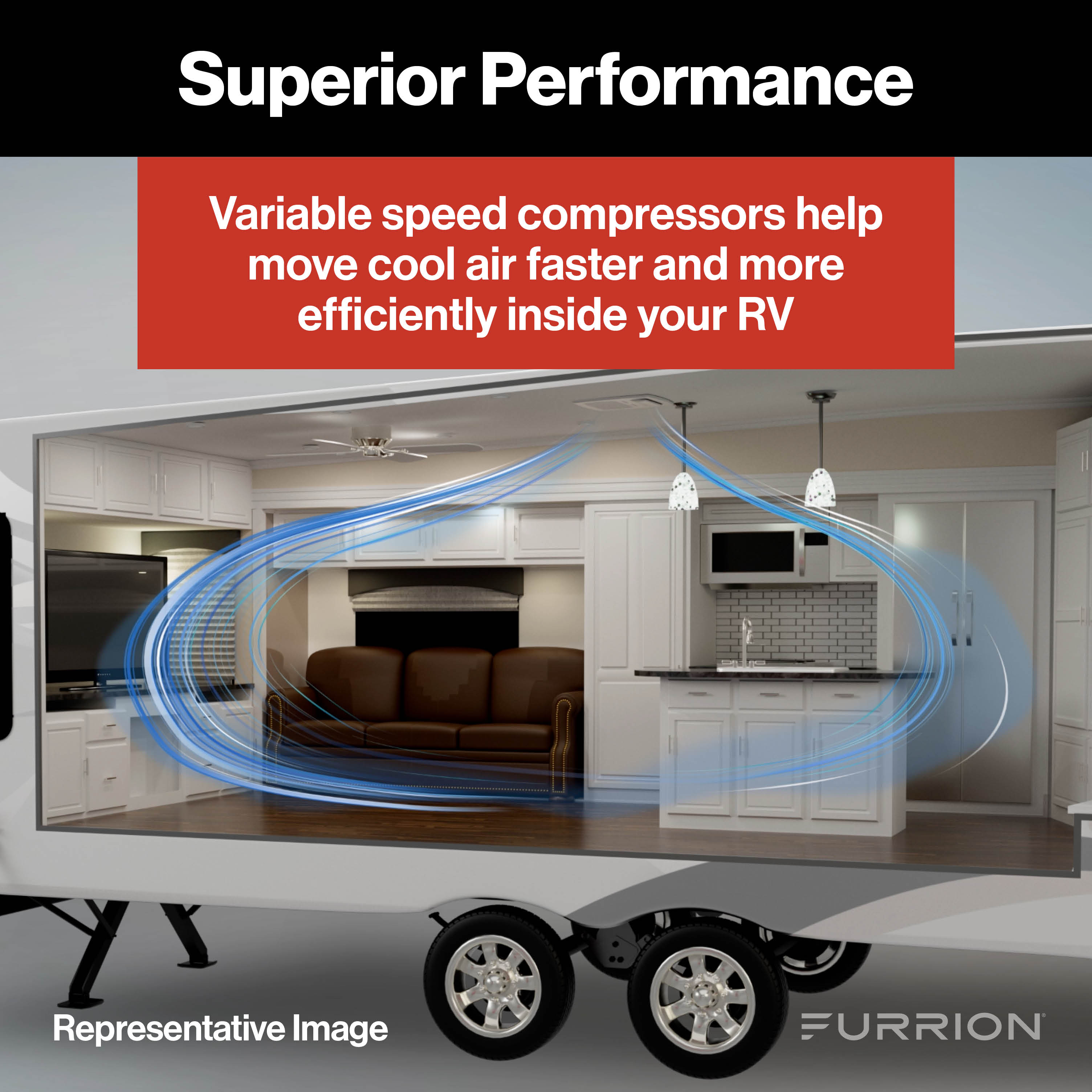 Furrion Chill® Cube Variable Speed RV Rooftop Air Conditioner (R32) - 18K BTU, White, Non-Ducted #2024039637 thumbnail 3