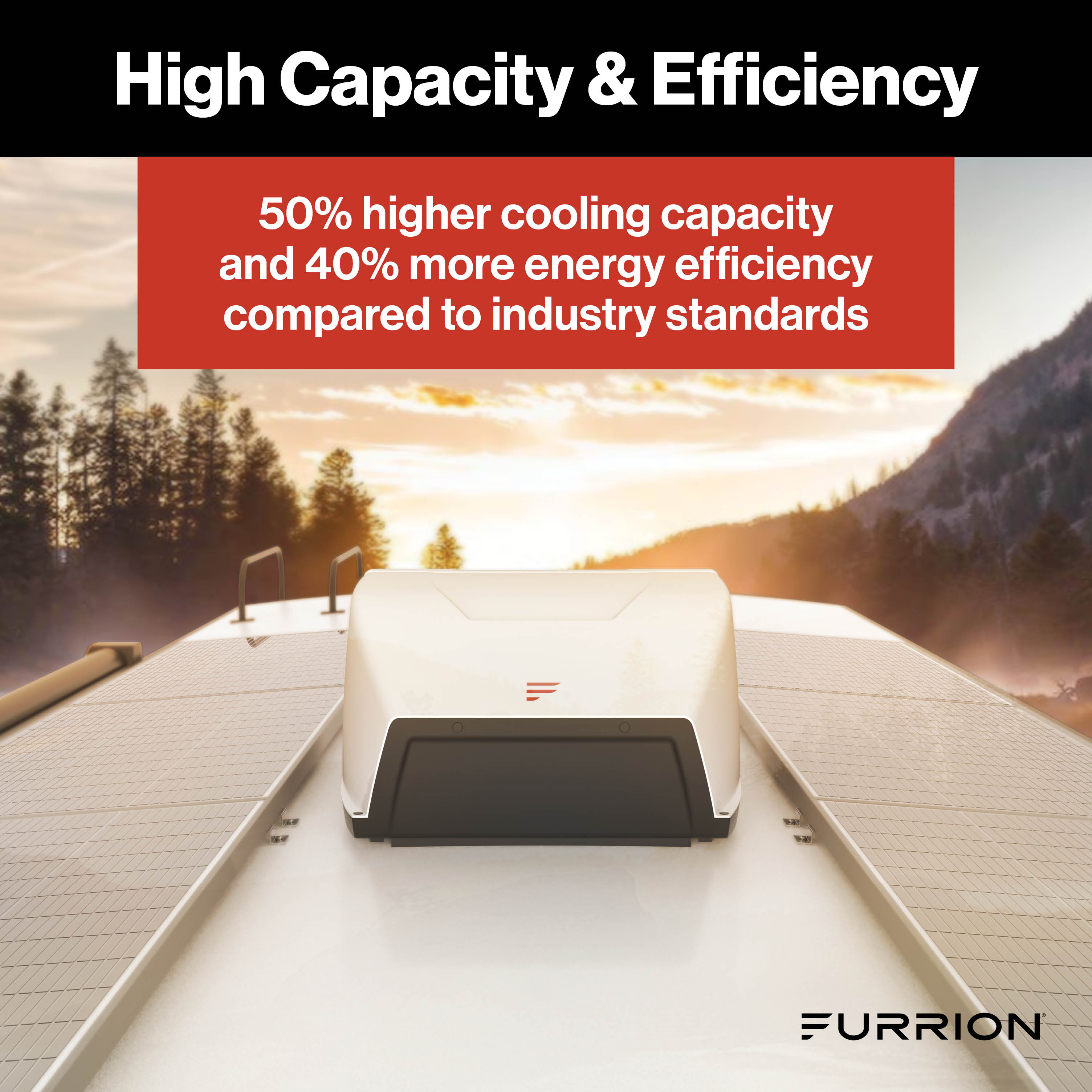Furrion Chill® HE RV Roof Air Conditioner (R32) - 13.5K BTU, White #2024042635 thumbnail 6