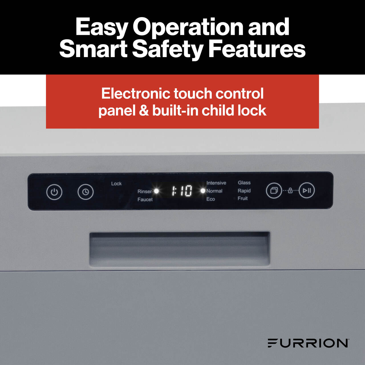 Furrion RV Countertop Dishwasher - 18" Silver #2024038280 thumbnail 4