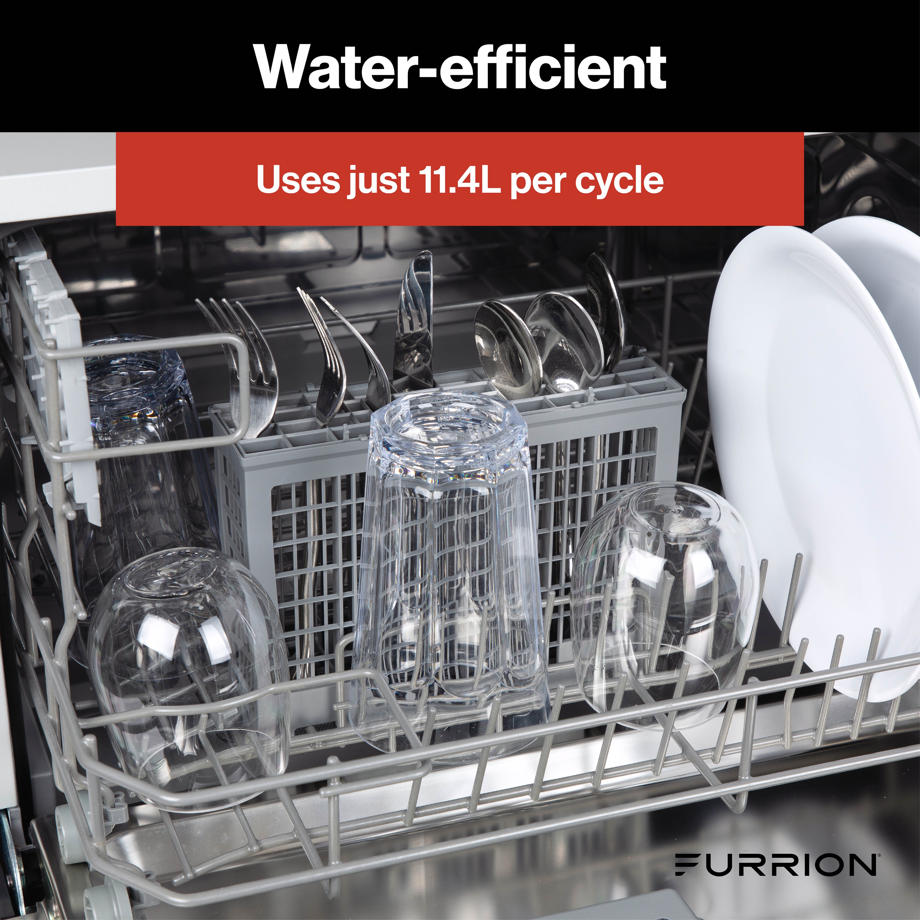 Furrion RV Countertop Dishwasher - 18" Silver #2024038280 thumbnail 5