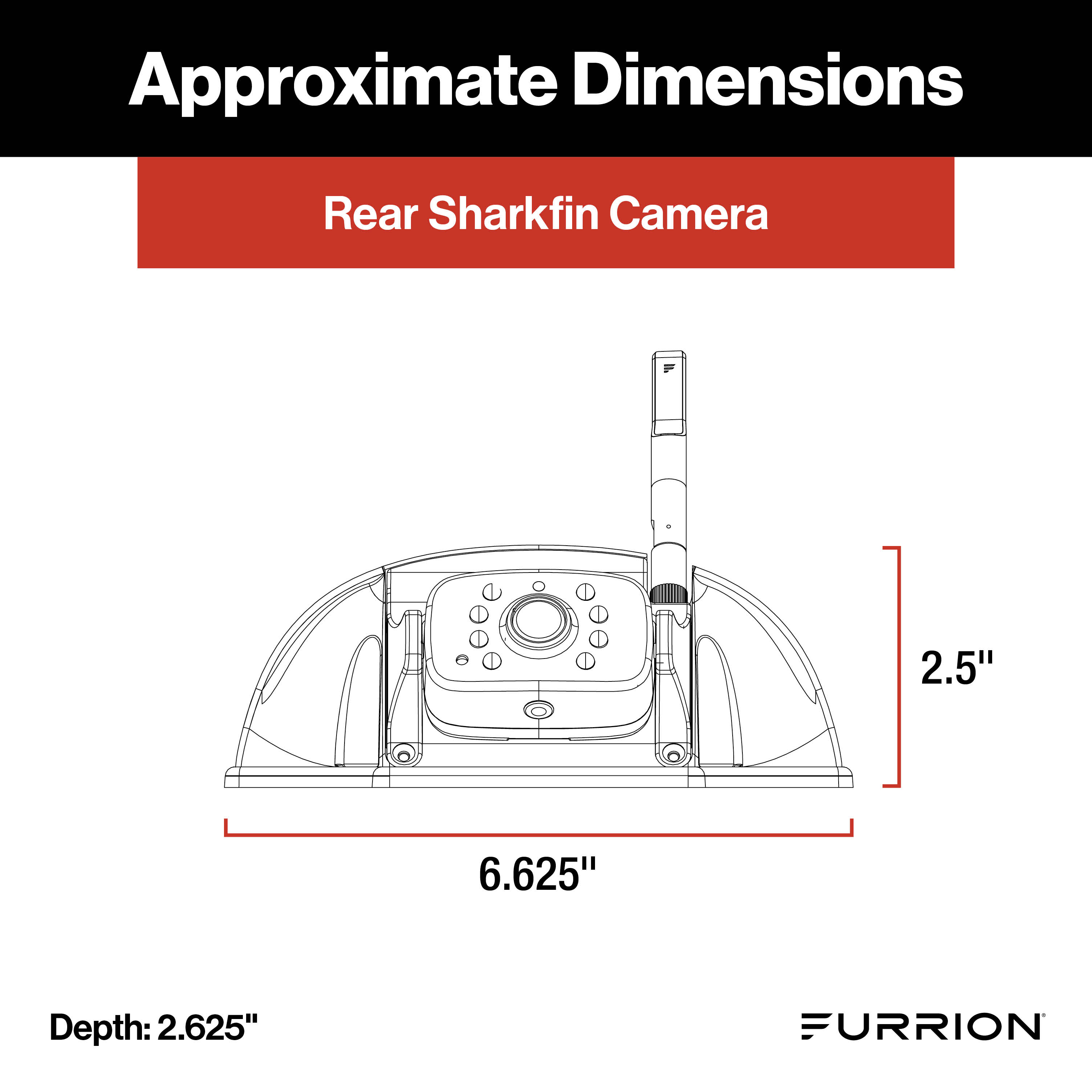 Furrion Vision S®+ RV Backup Camera System - 5" Monitor, Side Cameras, Rear Sharkfin Camera # FOS5HTAEN #2021124375 thumbnail 8