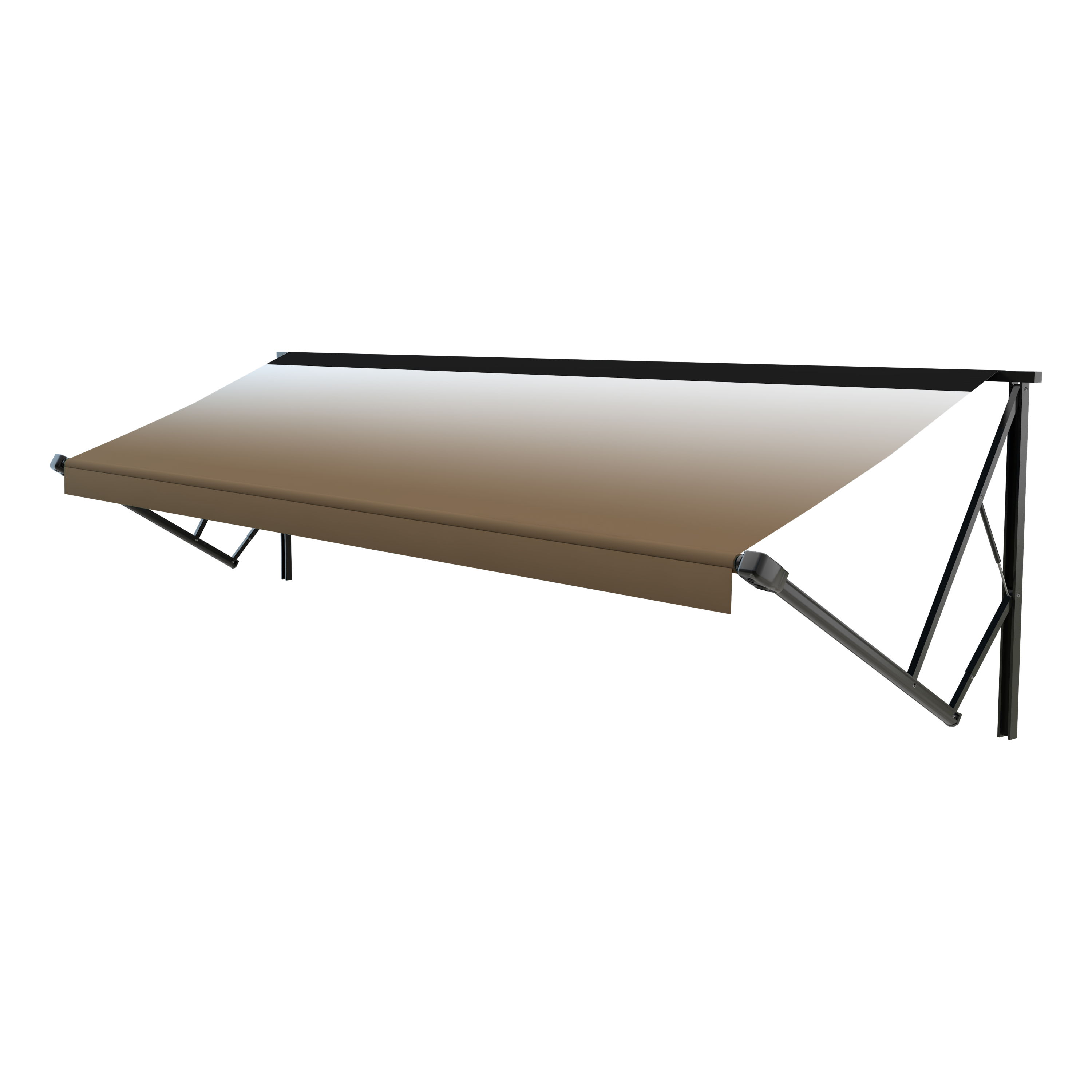 Solera 15' Power & Hybrid Awning Roller Assembly - Sand Fade (Black when Closed) #V000223162 thumbnail 0