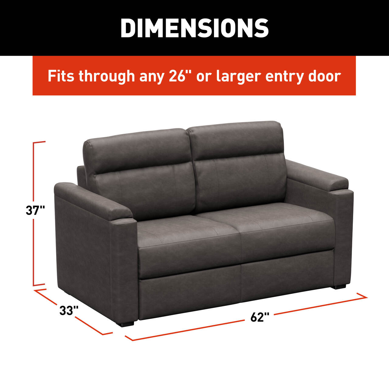 Thomas Payne Signature Thomas Payne® Signature Heritage Series RV Clickback Sleeper Sofa - 62" McCoy #2024044223 thumbnail 5