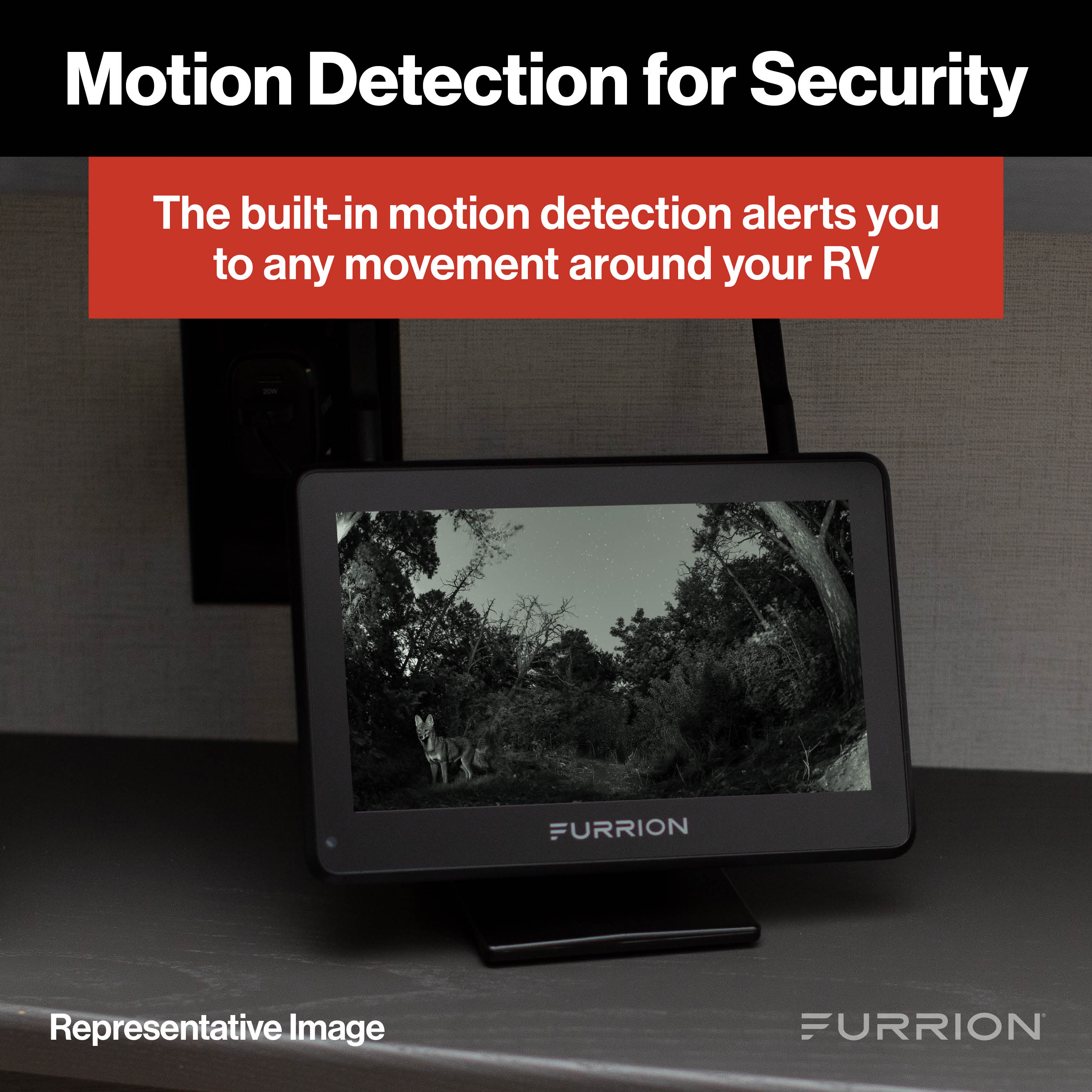Furrion Vision S®+ RV Observation System - Sharkfin Camera with Bracket #2021124484 thumbnail 6