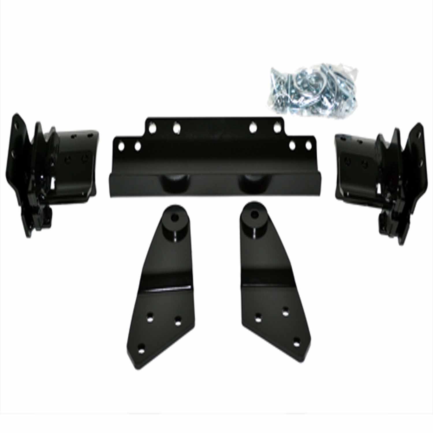 Warn 80031 Snow Plow Mount Kit Honda Rancher TRX420 Black Front Kit thumbnail 1