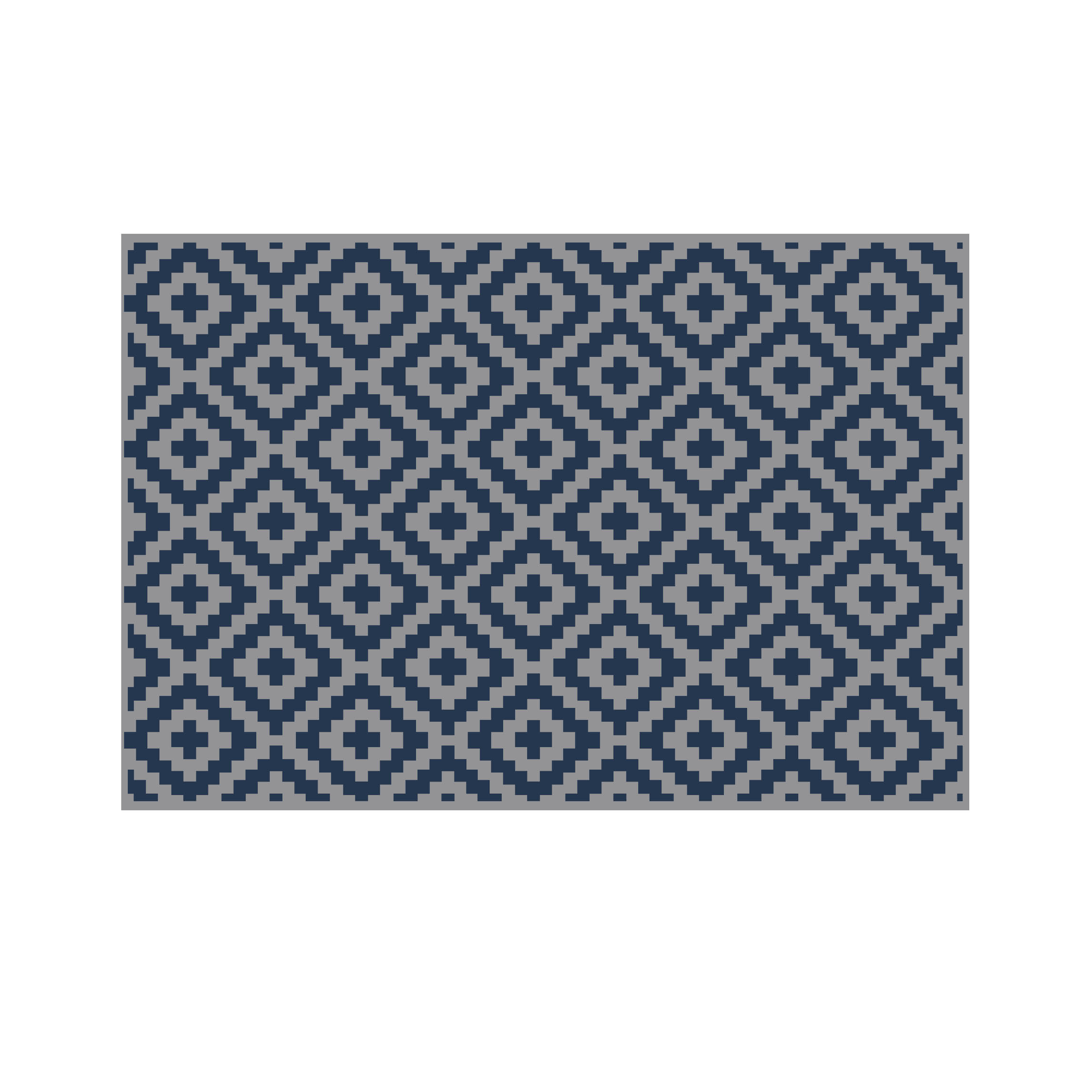 Lippert All-Weather Patio Mat - 8' x 12', Blue/Grey #2024048079 thumbnail 0