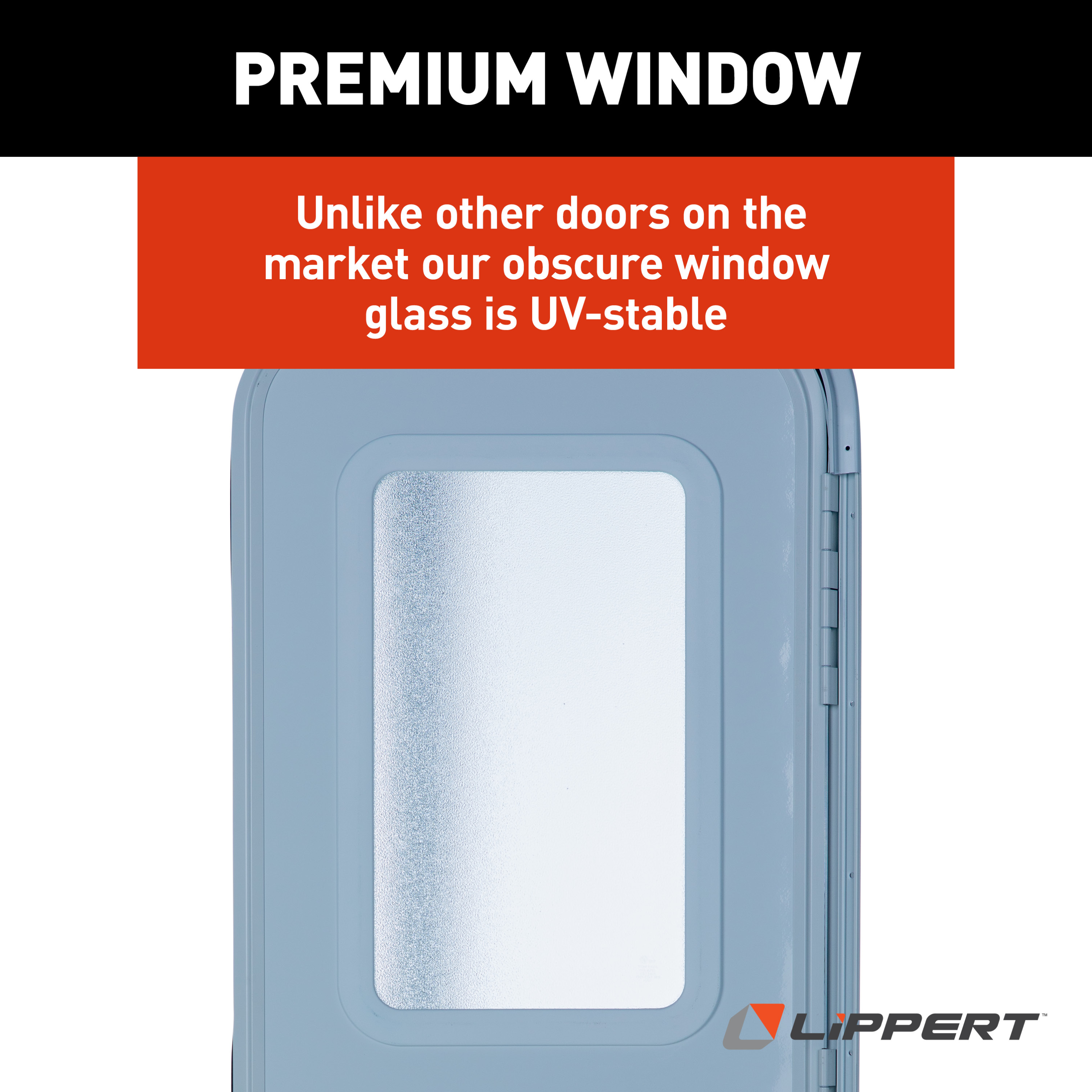 Lippert Right Hinge RV Radius Entry Door with Screen Door - 30" x 72" (Polar White, White Window Frame) #V000384493 thumbnail 5