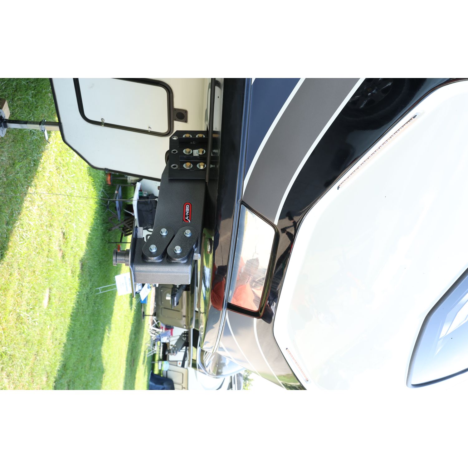 GEN-Y 30K. 4.5K TW Executive 5th Wheel King Pin Box GH-8050, Torsion-Flex, 4500 lbs Tongue Weight, 30000 lbs Towing Capacity thumbnail 1