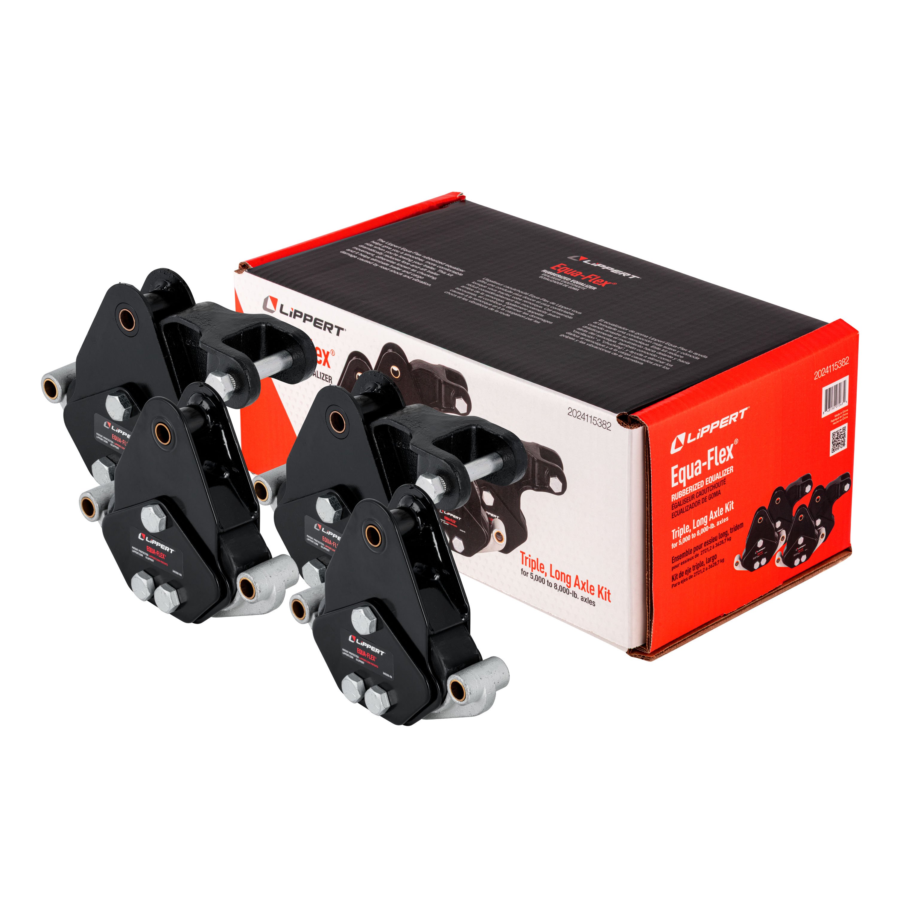 Lippert 2024115382 Equa-Flex Rubberized Equalizer Triple Axle Kit for Heavy-Duty 5,000-8,000-lb. Axles thumbnail 0