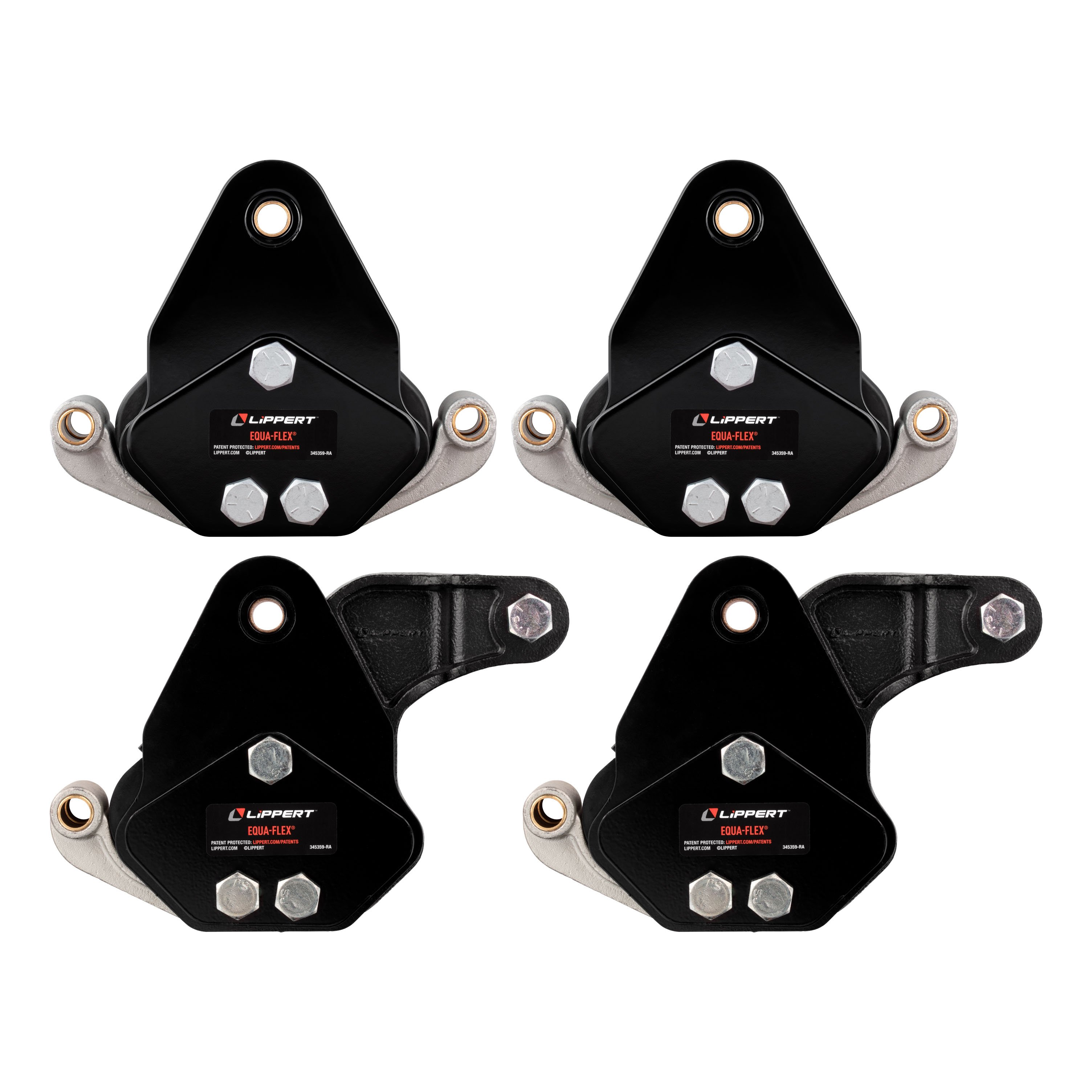 Lippert 2024115382 Equa-Flex Rubberized Equalizer Triple Axle Kit for Heavy-Duty 5,000-8,000-lb. Axles thumbnail 1