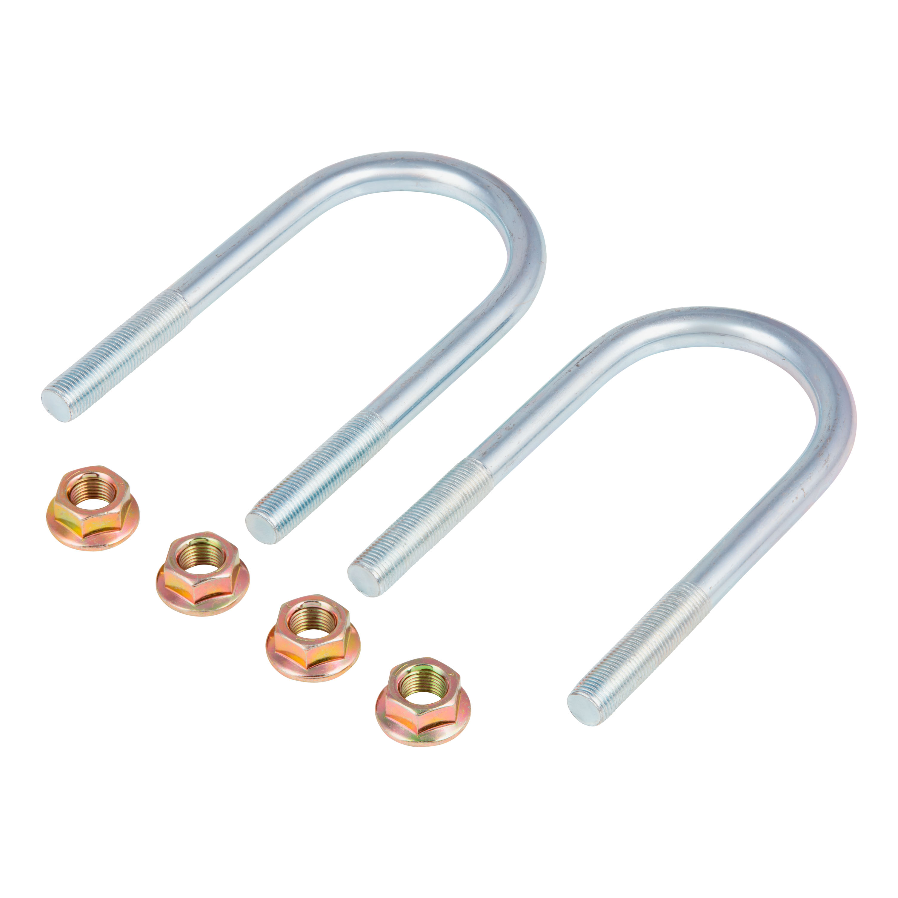 Lippert 2024117446 Trailer Axle U-Bolt & Nut Kit, 1/2"-20 x 5.5", 2.38" Tube thumbnail 0