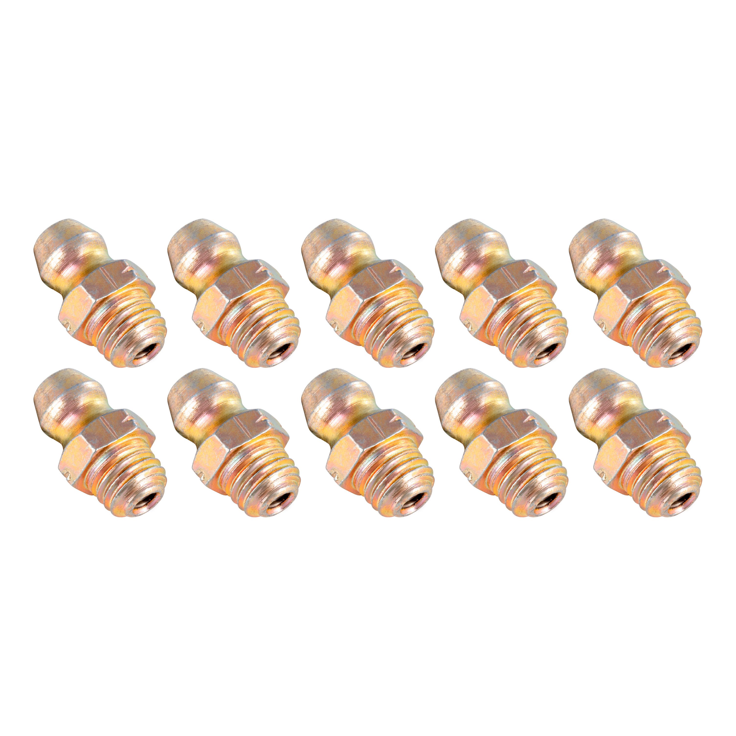 Lippert 2025027802 Grease Zerk for Wet Bolt Equalizers & Lubricated Axles, 10 Pack thumbnail 0