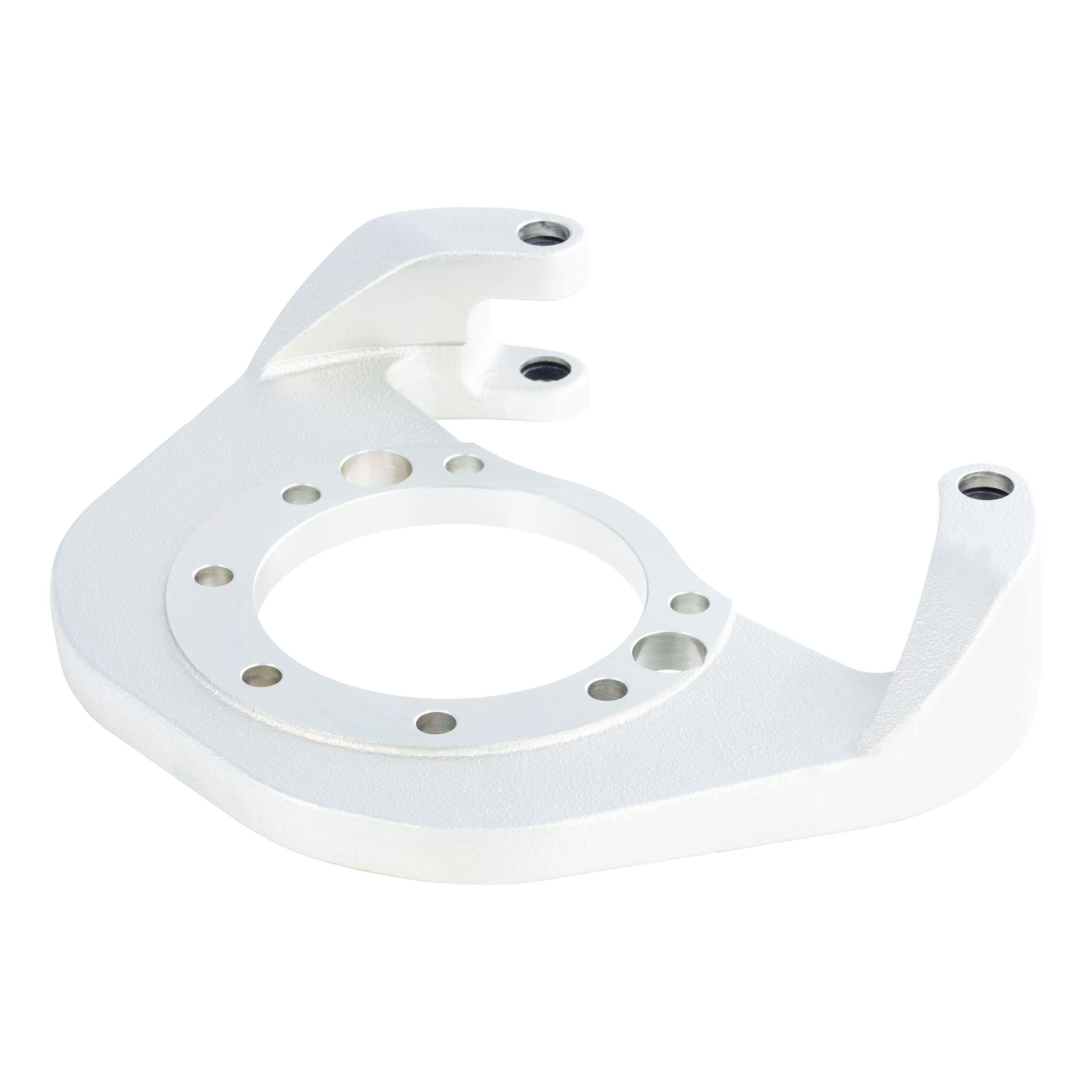 CURT Disc Brake Caliper Bracket 2025013503 for 10,000-16,000-lb Axles, 7-Bolt Pattern, Rust Resistant thumbnail 1