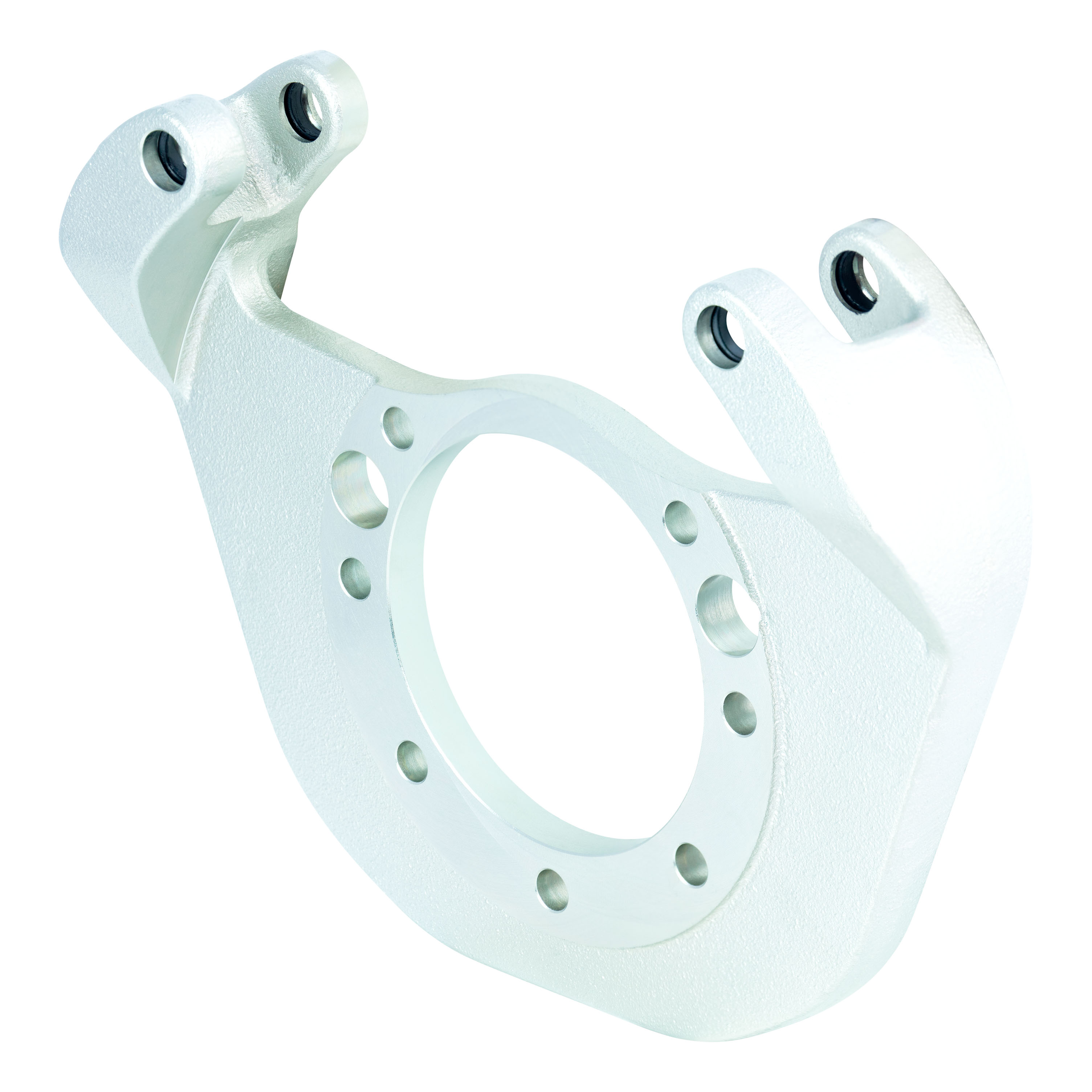 CURT Disc Brake Caliper Bracket 2025013503 for 10,000-16,000-lb Axles, 7-Bolt Pattern, Rust Resistant thumbnail 4