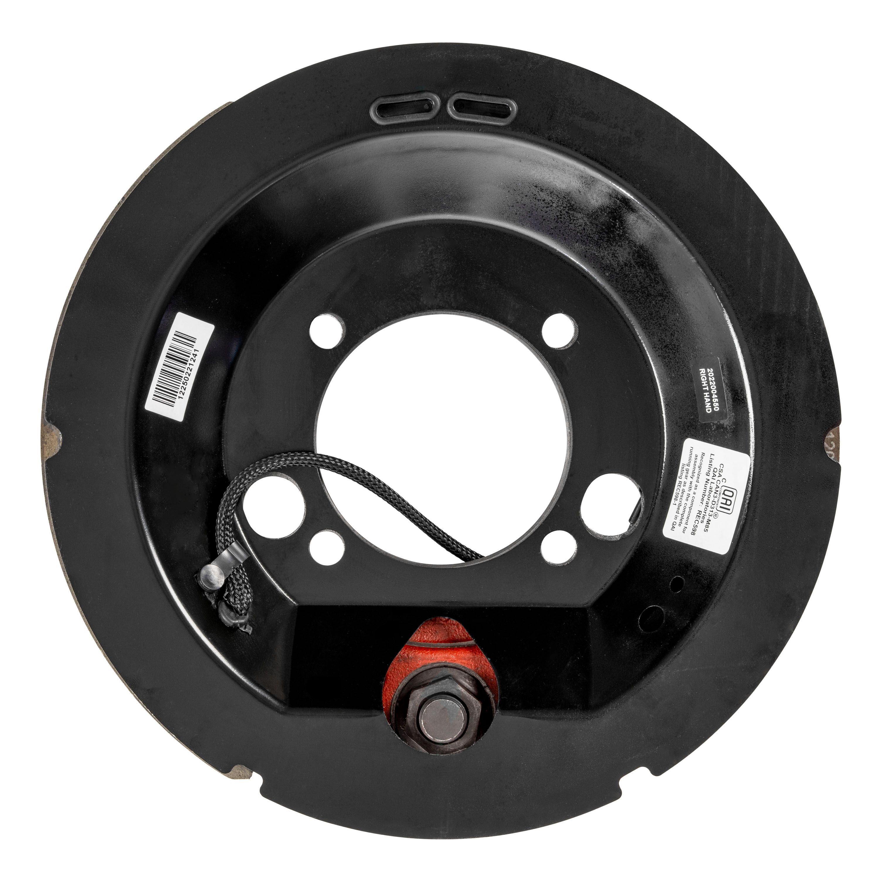 Lippert 2024055287 Electric Trailer Brake Assembly, 12-1/4" x 3-3/8", 8,000 lbs., Right Side, Retail Box thumbnail 1