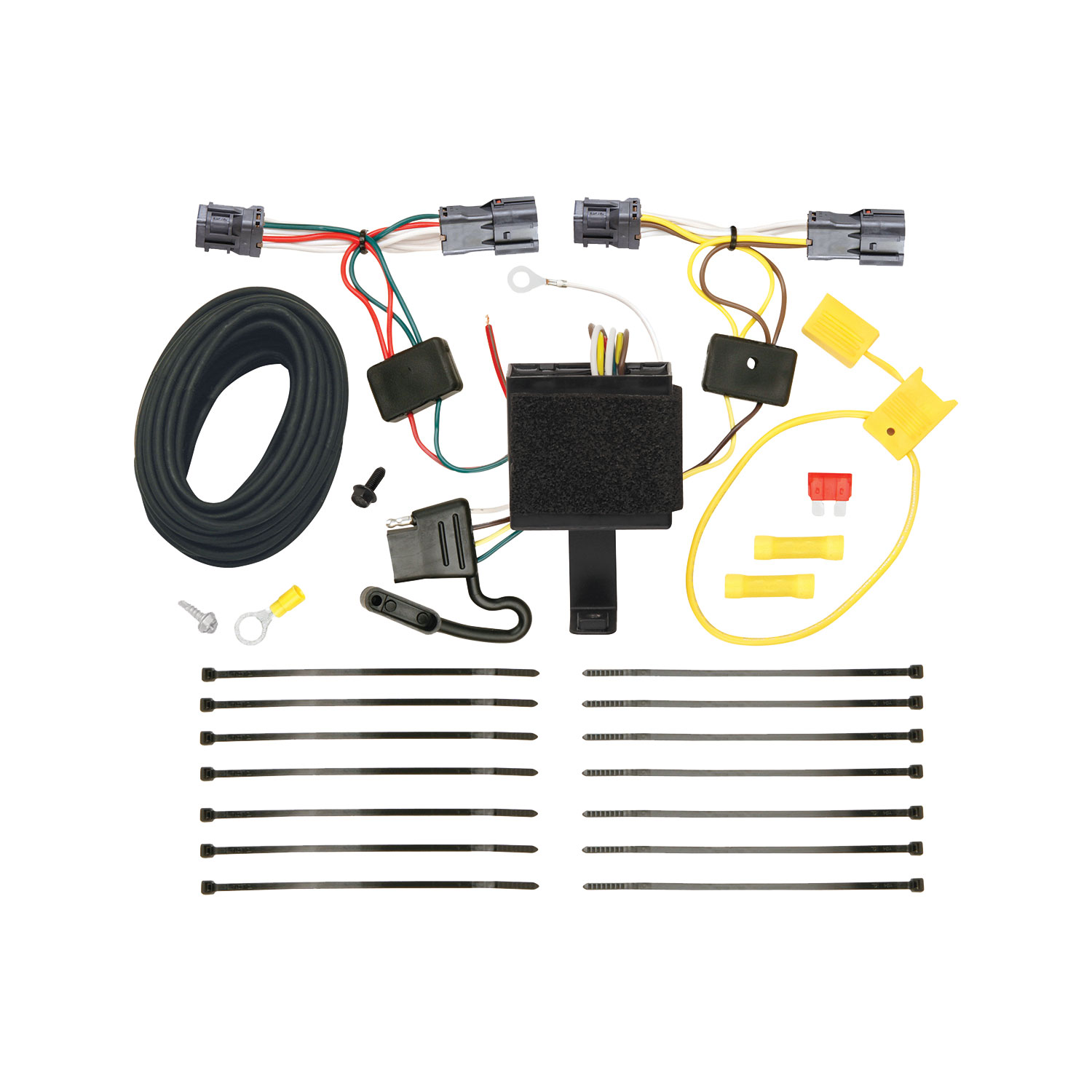 2011-2013 KIA Sorento EX, w/V6 Engine, Except w/Factory Tow Package Draw-tite Class 3 Trailer Hitch, 2 Inch Square Receiver Bundle w/ Plug-n-Play T-One Wiring Harness thumbnail 1