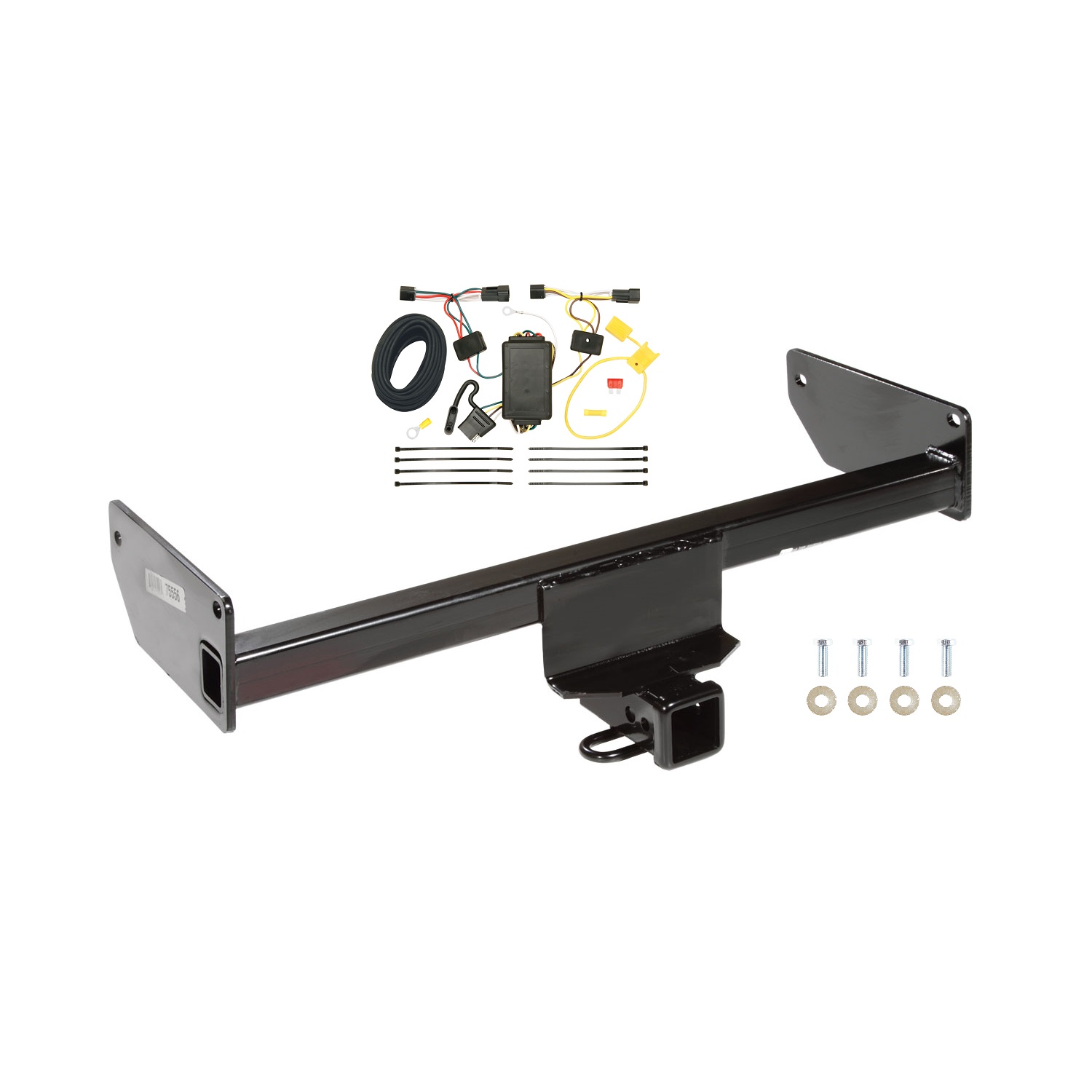 2008-2009 Saturn Vue Draw-tite Class 3 Trailer Hitch, 2 Inch Square Receiver Bundle w/ Plug-n-Play T-One Wiring Harness thumbnail 0