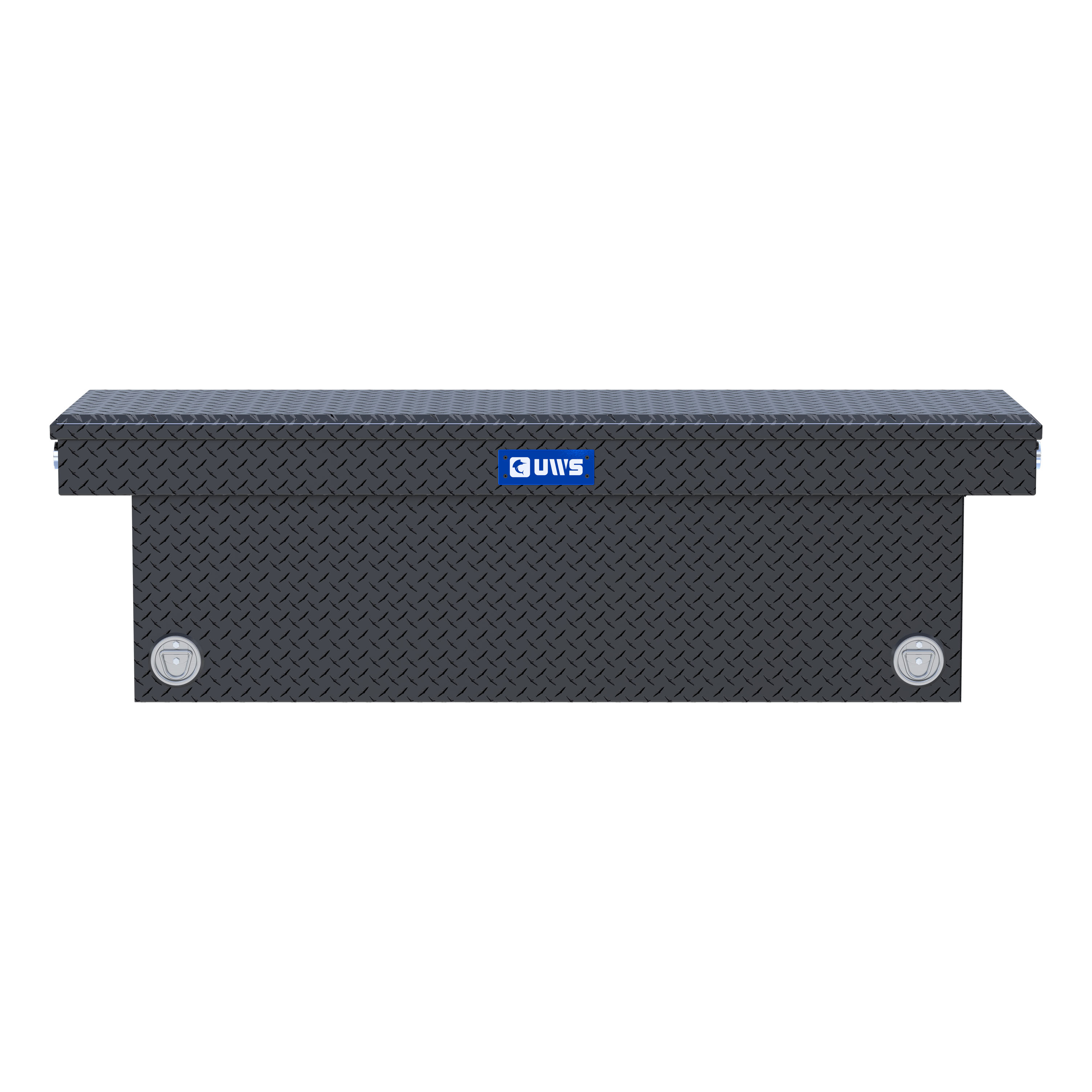 UWS TBSD-69-PB-MB Matte Black 69" Deep Push Button Crossover Truck Tool Box thumbnail 1