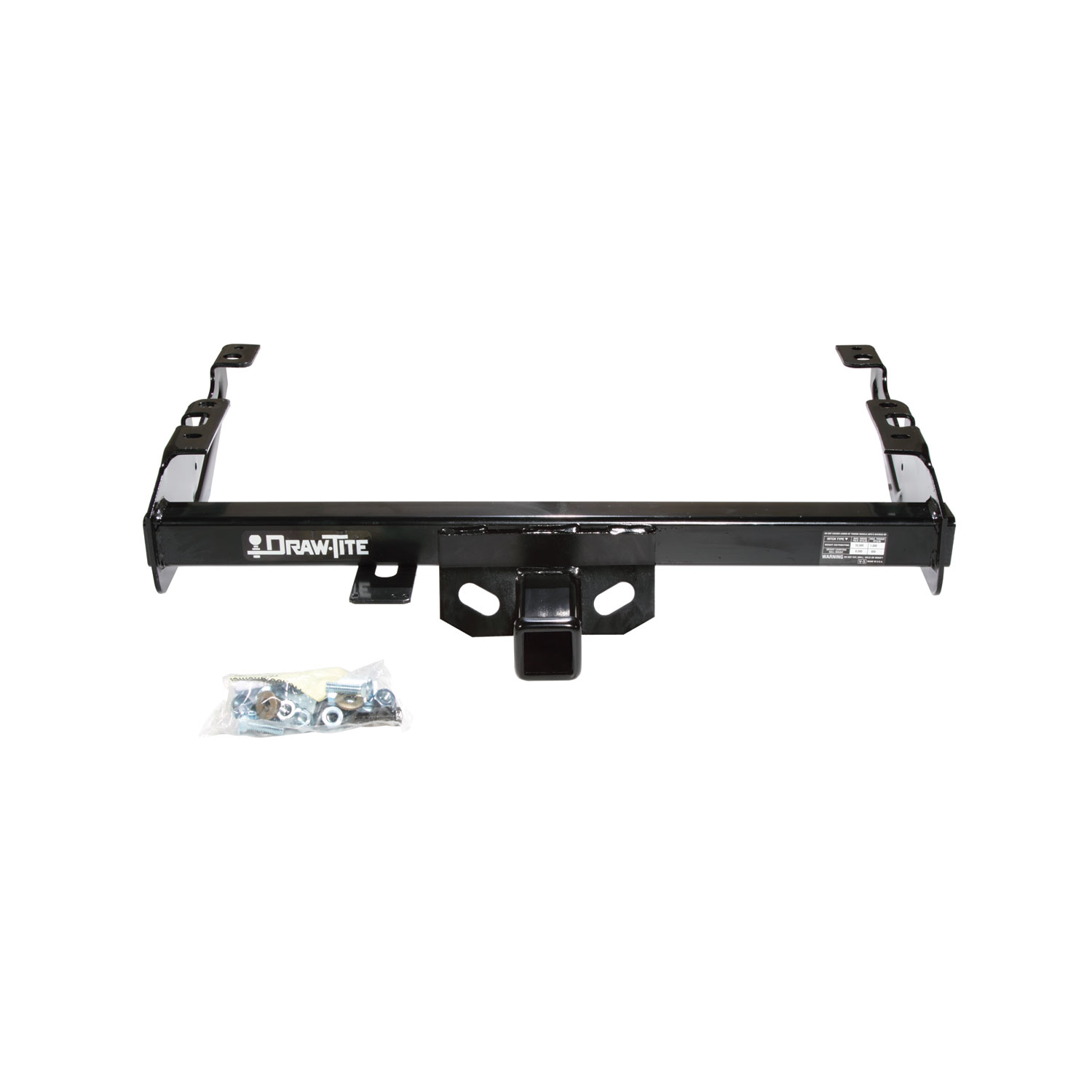 1988-2000 Chevrolet K3500 Regular & Extended Cabs Draw-tite Class 4 Trailer Hitch, 2 Inch Square Receiver Bundle w/ Plug-n-Play T-One Wiring Harness 41524 thumbnail 7