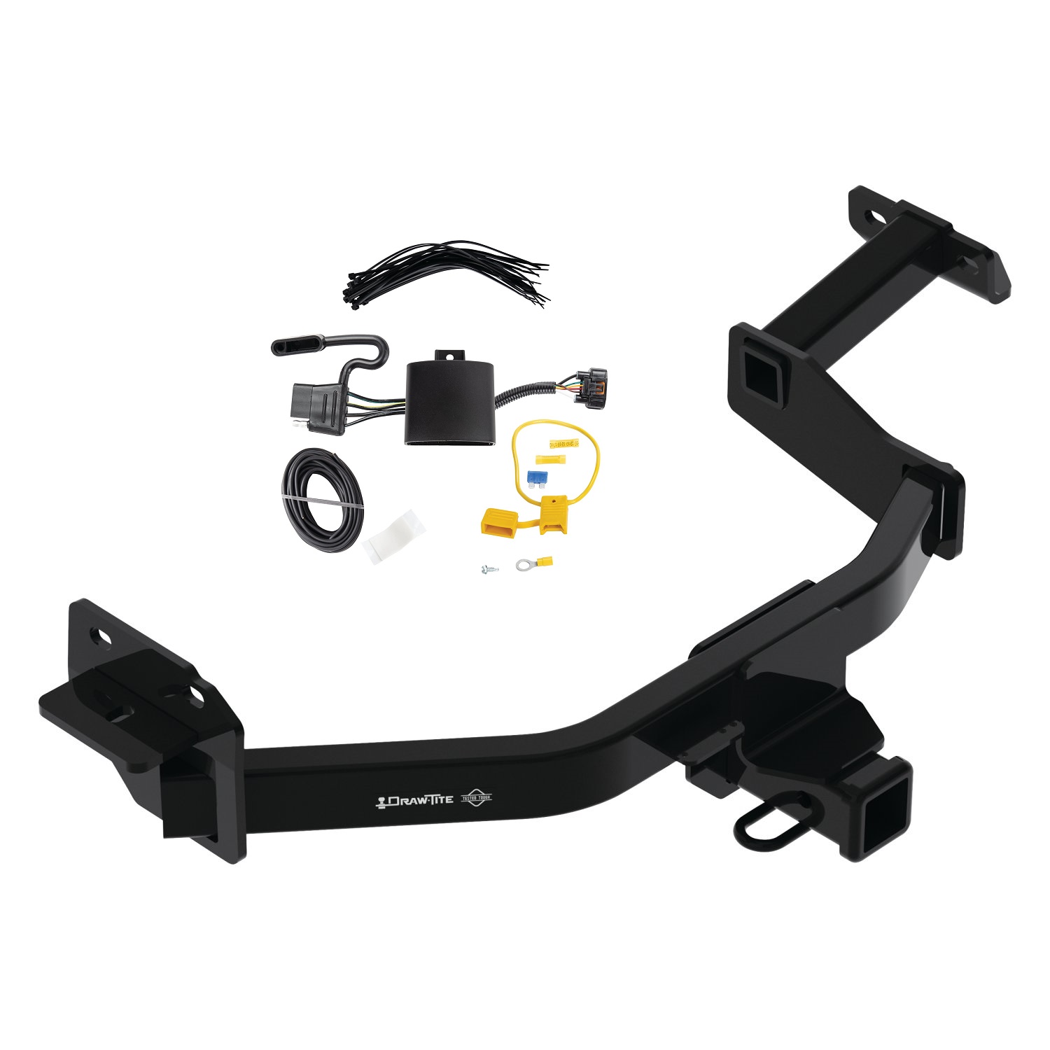 2023-2023 KIA Sorento Draw-tite Class 3 Trailer Hitch, 2 Inch Square Receiver Bundle w/ Plug-n-Play T-One Wiring Harness thumbnail 0