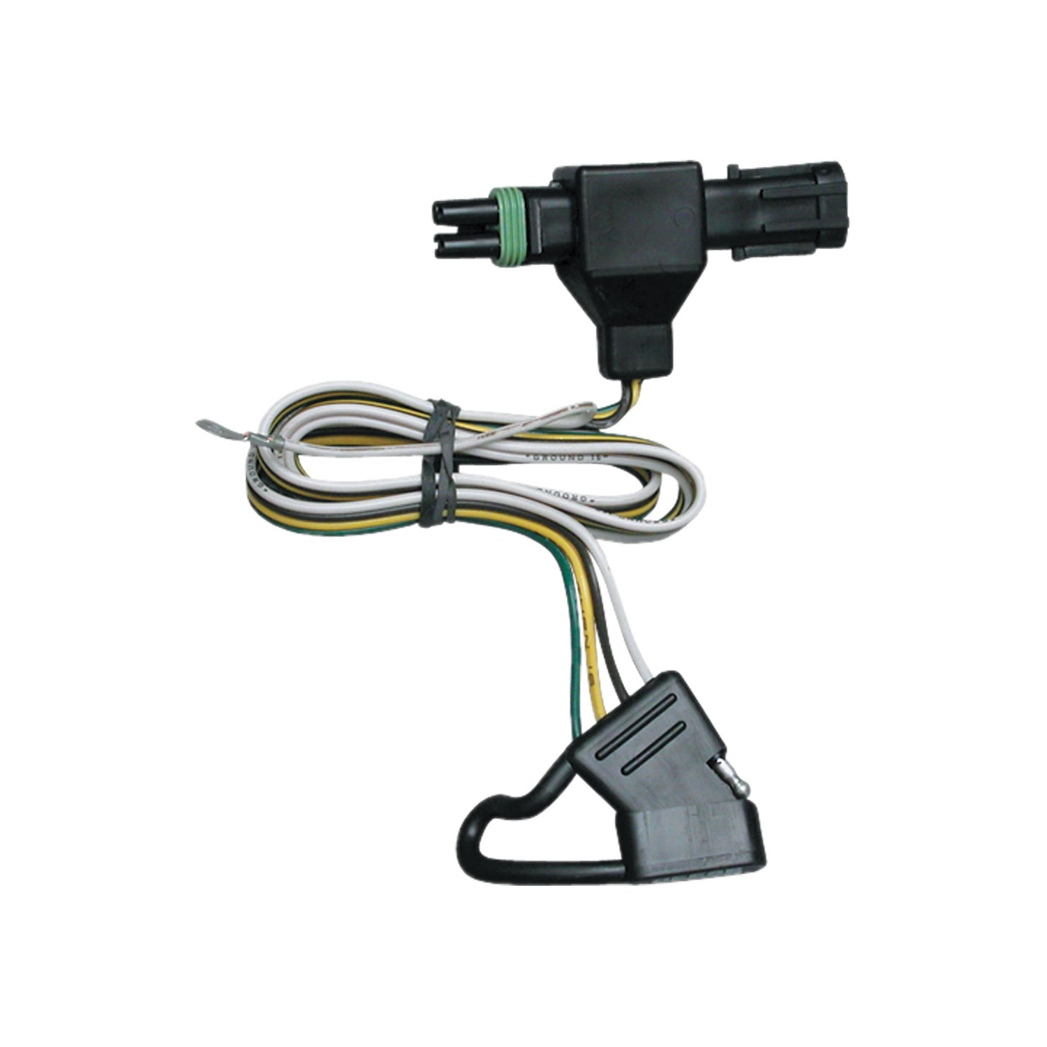 1988-1991 Chevrolet K3500 Crew Cab Draw-tite Class 5 Trailer Hitch, 2 Inch Square Receiver Bundle w/ Plug-n-Play T-One Wiring Harness 41947 thumbnail 1